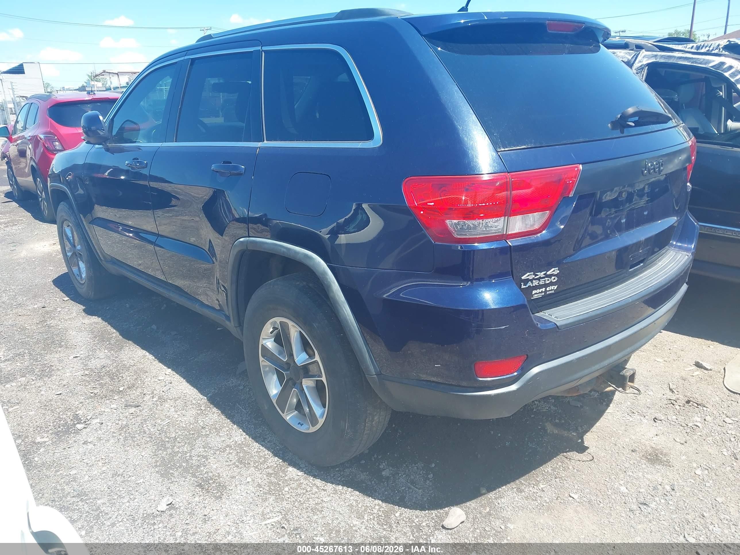 2012 Jeep Grand Cherokee Laredo Dark Blue vin: 1C4RJFAG9CC170962