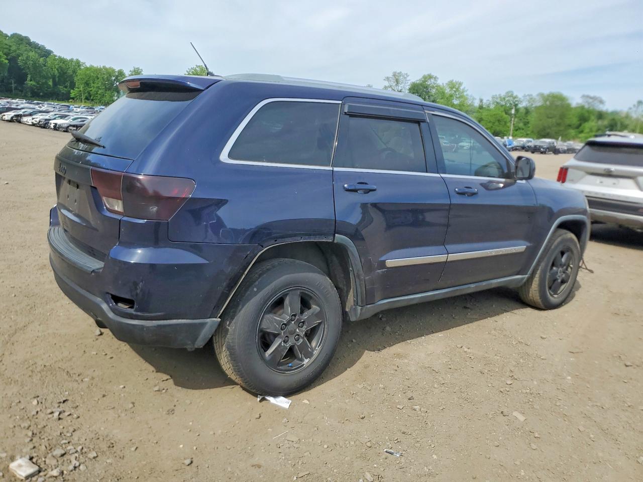 2012 Jeep Grand Cherokee Laredo Синий vin: 1C4RJFAG9CC180083