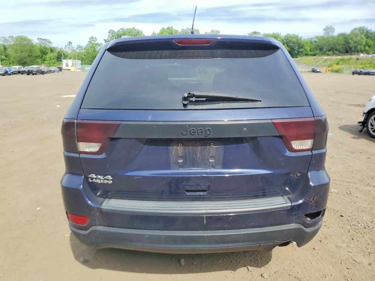 2012 Jeep Grand Cherokee Laredo Синий vin: 1C4RJFAG9CC180083