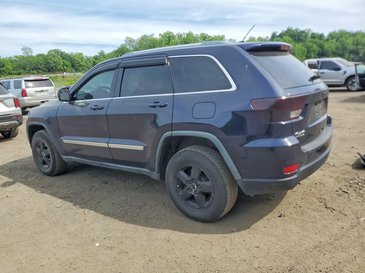 2012 Jeep Grand Cherokee Laredo Синий vin: 1C4RJFAG9CC180083