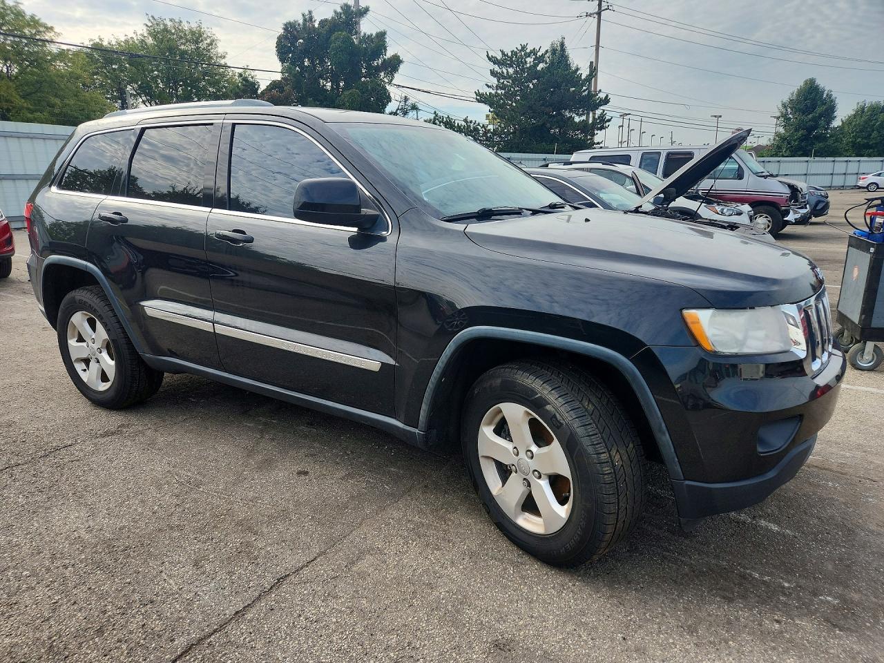 2012 Jeep Grand Cherokee Laredo Black vin: 1C4RJFAG9CC225815