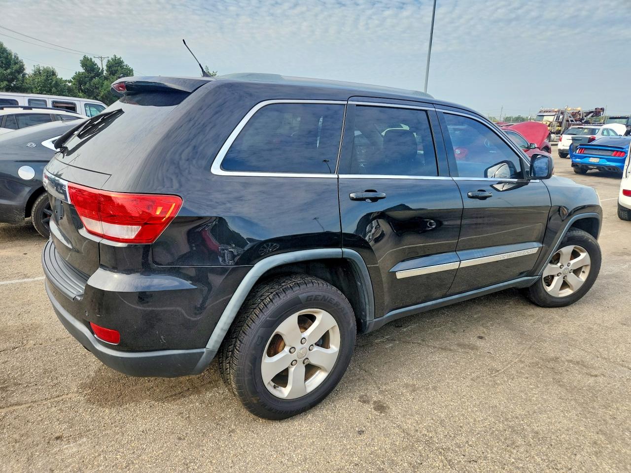 2012 Jeep Grand Cherokee Laredo Black vin: 1C4RJFAG9CC225815