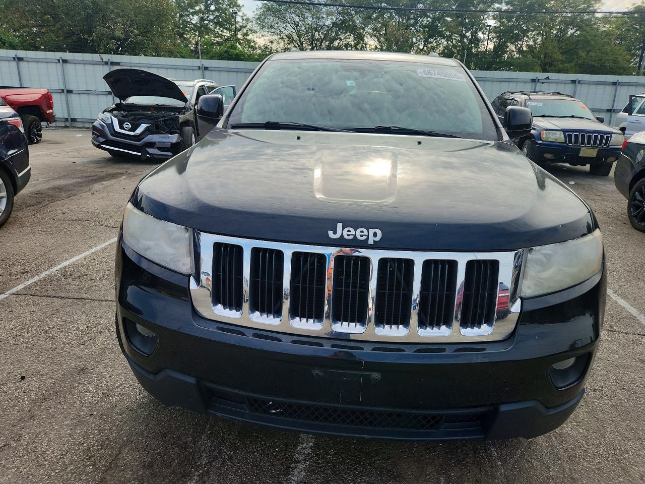 2012 Jeep Grand Cherokee Laredo Black vin: 1C4RJFAG9CC225815