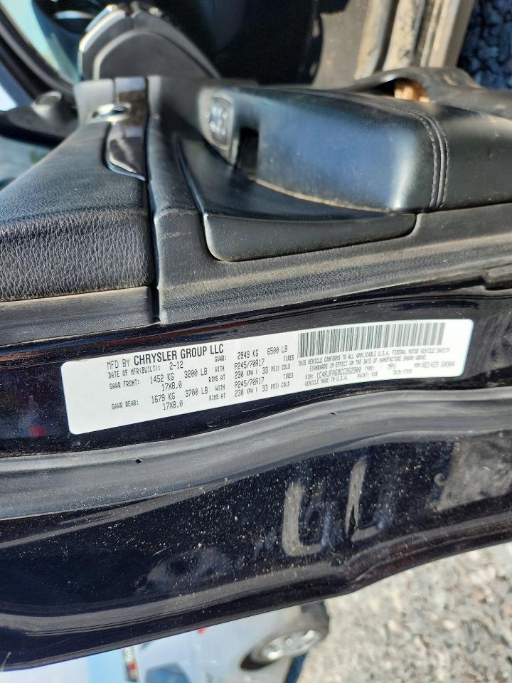 2012 Jeep Grand Cherokee Laredo Charcoal vin: 1C4RJFAG9CC262900