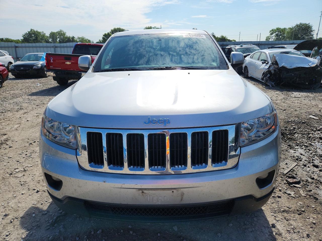 2012 Jeep Grand Cherokee Laredo Серебряный vin: 1C4RJFAG9CC263481