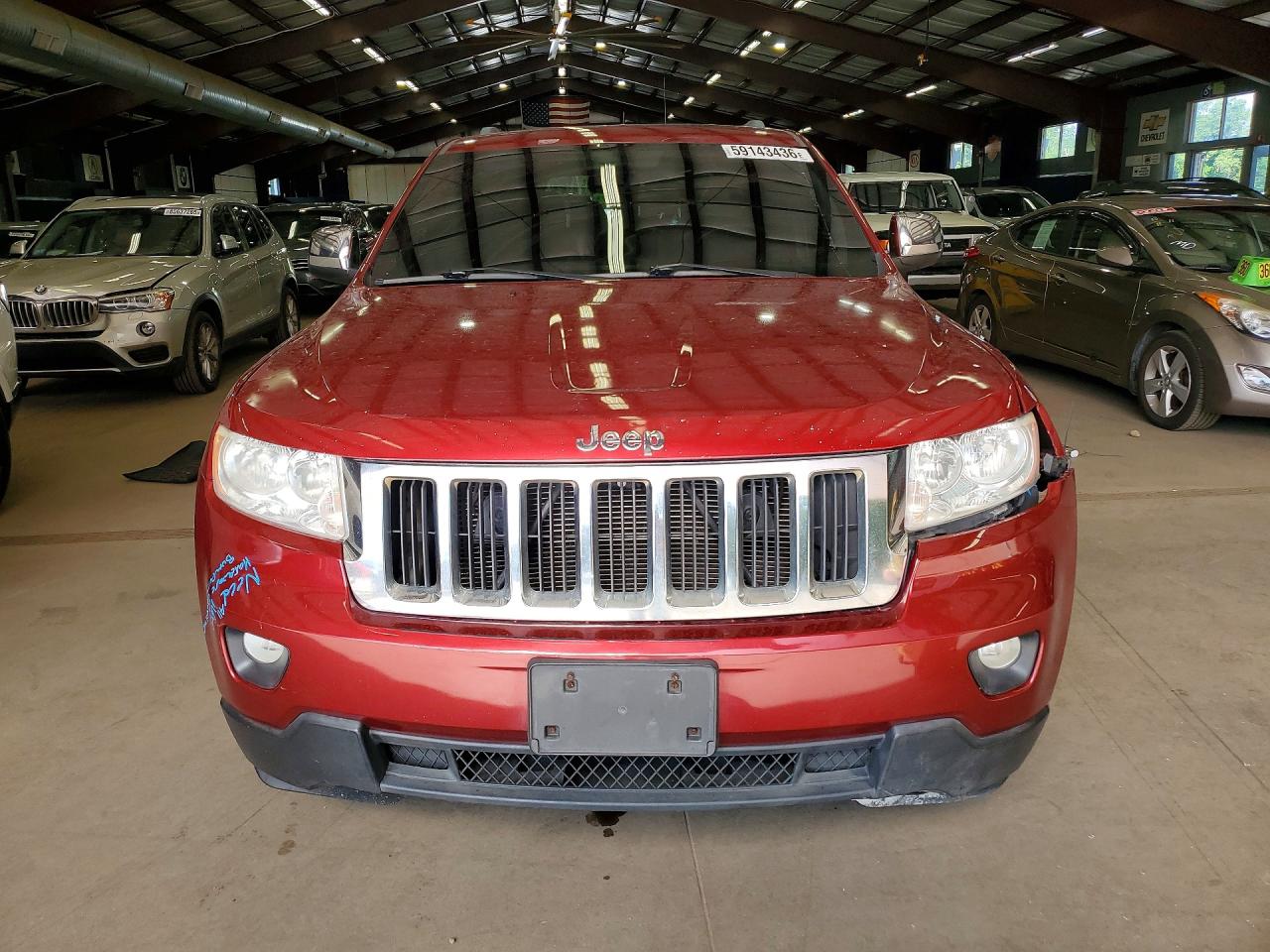 2012 Jeep Grand Cherokee Laredo Красный vin: 1C4RJFAG9CC296884