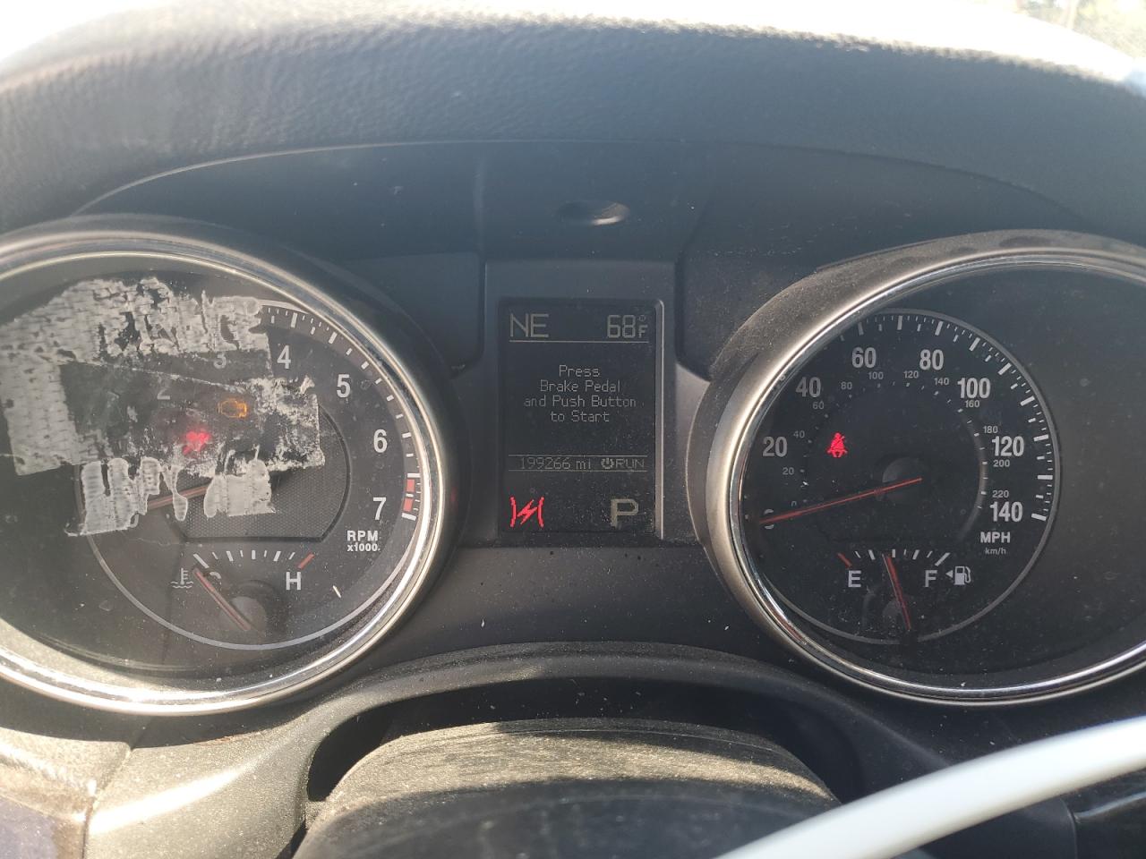 2012 Jeep Grand Cherokee Laredo Серый vin: 1C4RJFAG9CC299333 Damage: Warning Light - Engine, On, Unacceptable