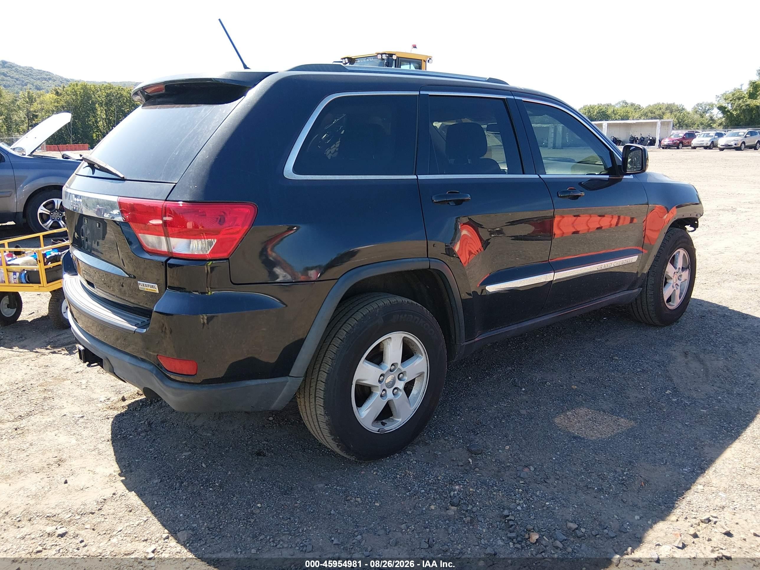 2012 Jeep Grand Cherokee Laredo Black vin: 1C4RJFAG9CC317507