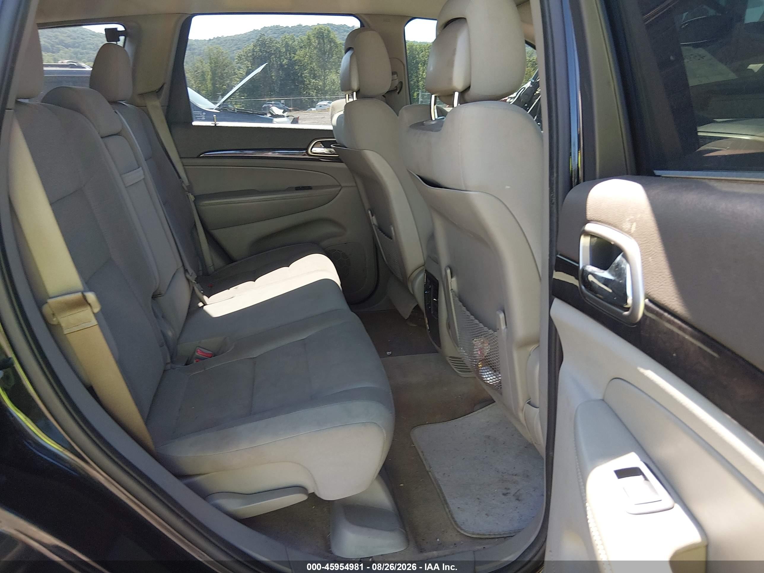 2012 Jeep Grand Cherokee Laredo Black vin: 1C4RJFAG9CC317507