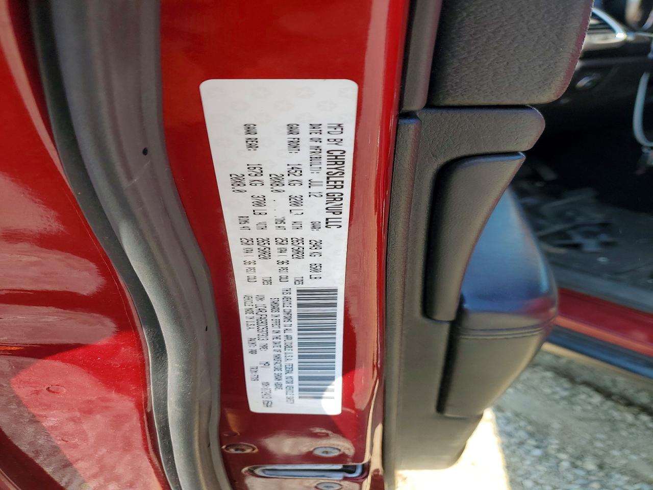 2013 Jeep Grand Cherokee Laredo Red vin: 1C4RJFAG9DC537313