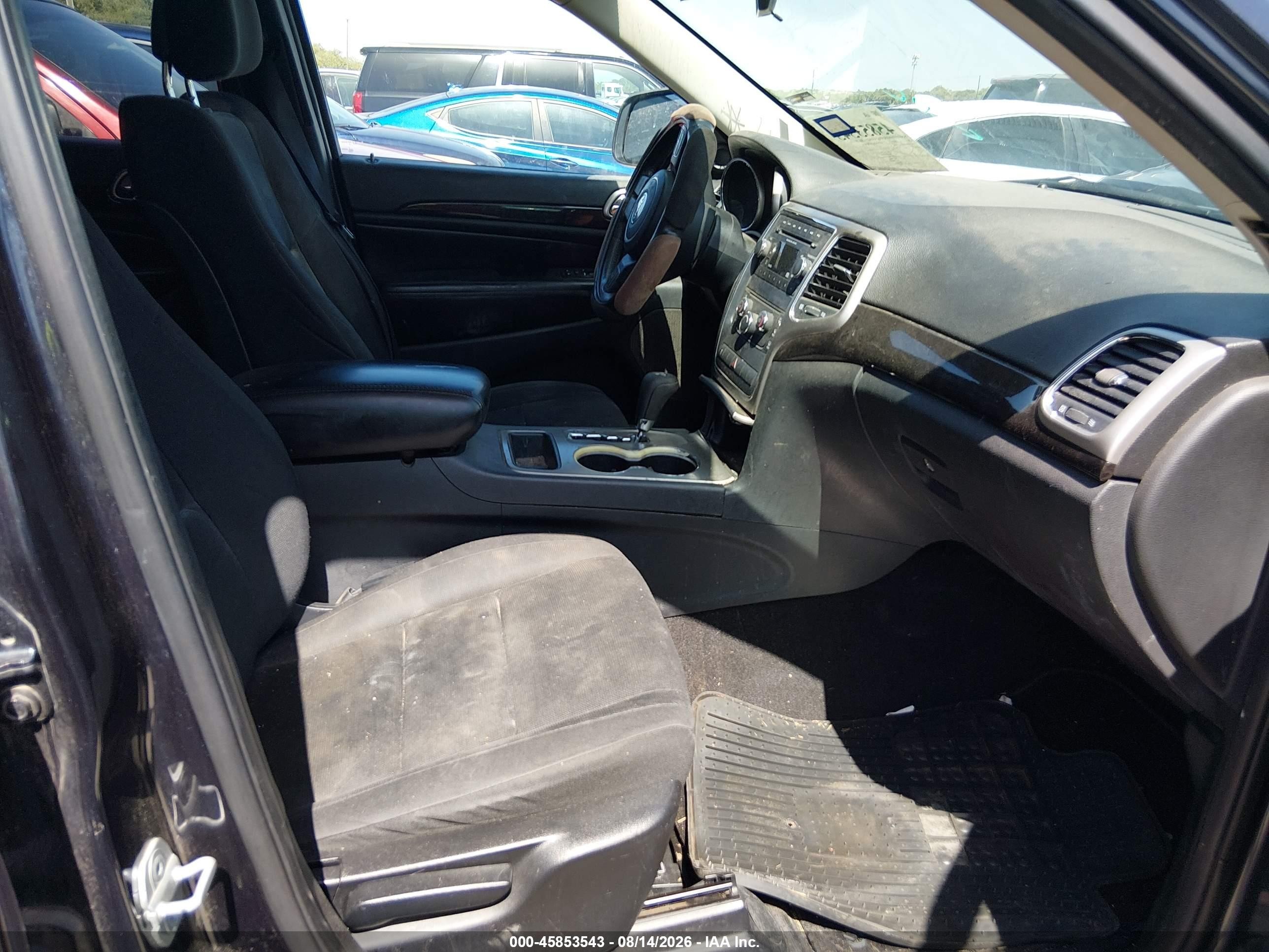 2013 Jeep Grand Cherokee Laredo Black vin: 1C4RJFAG9DC577942