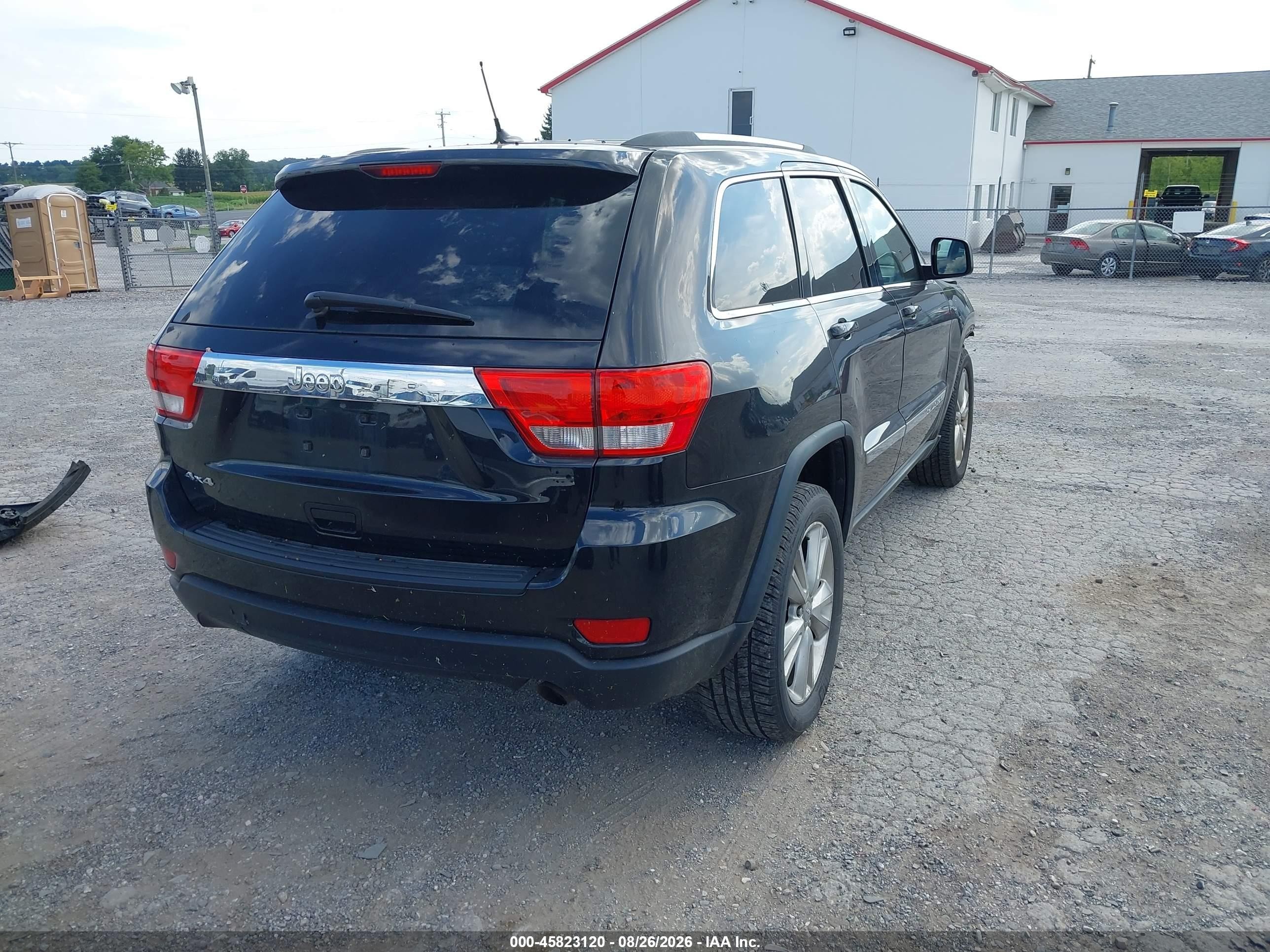 2013 Jeep Grand Cherokee Laredo Black vin: 1C4RJFAG9DC587189