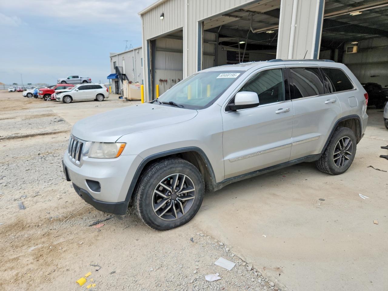 2013 Jeep Grand Cherokee Laredo Silver vin: 1C4RJFAG9DC595079