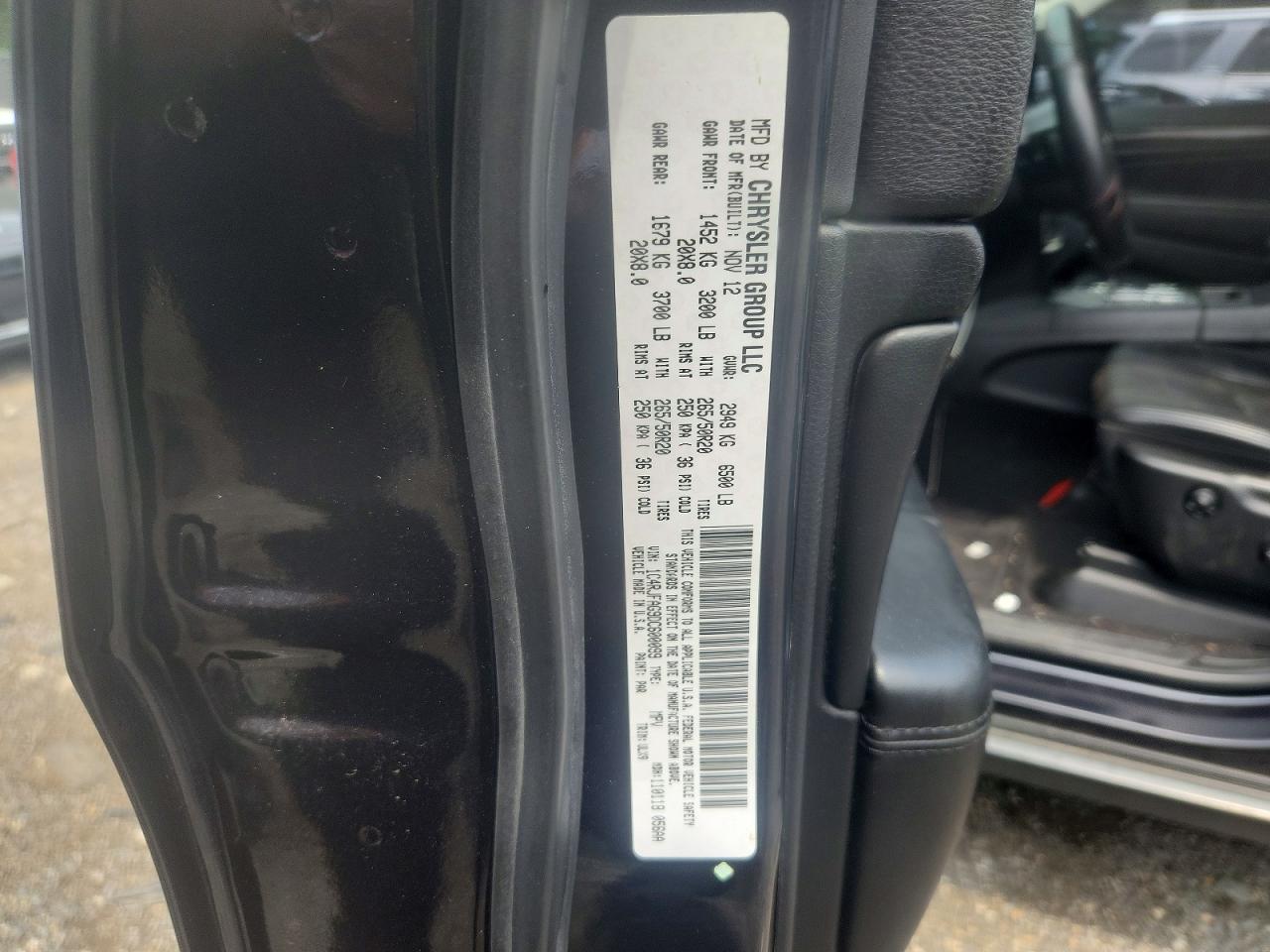 2013 Jeep Grand Cherokee Laredo Black vin: 1C4RJFAG9DC600099