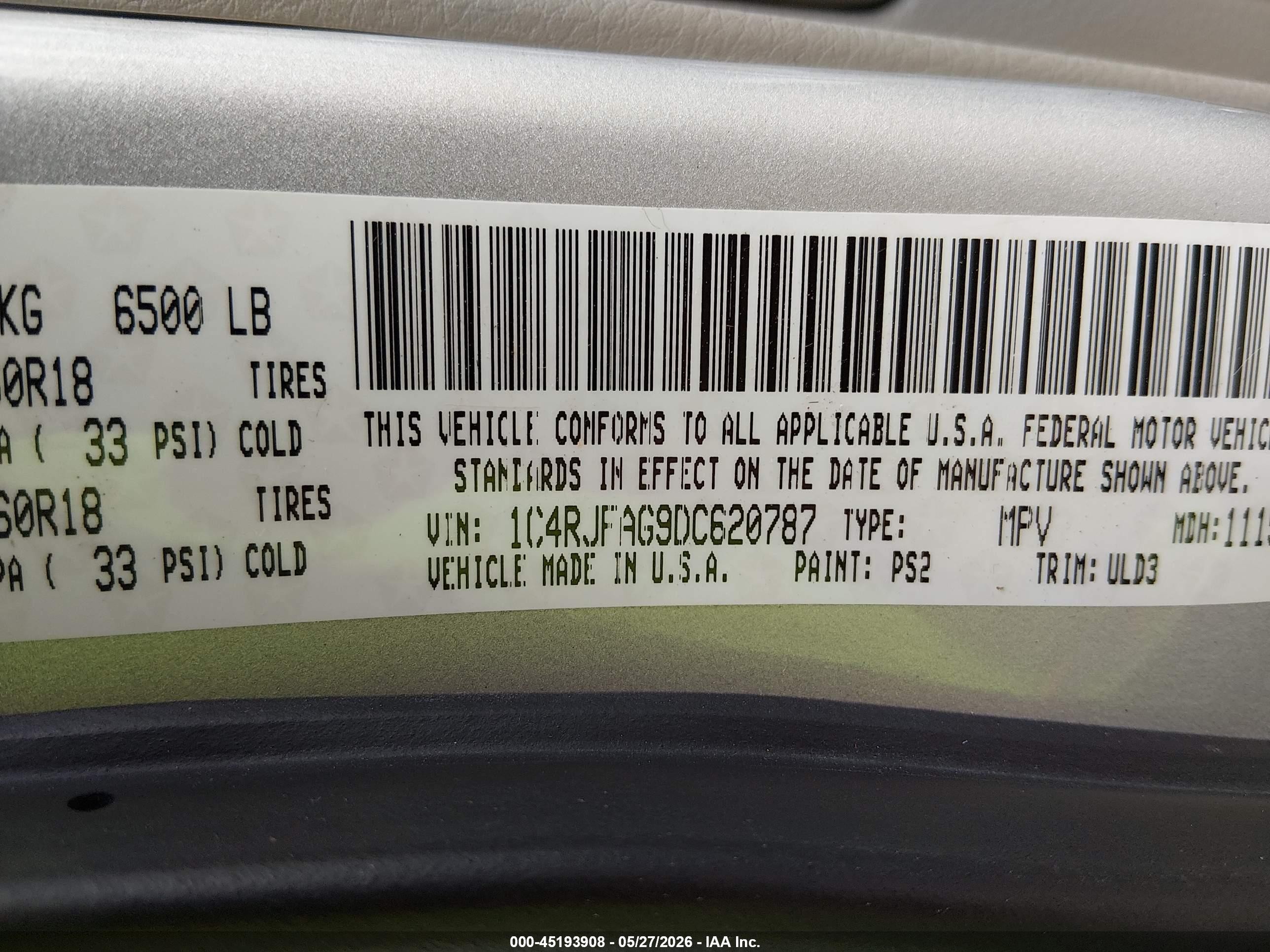 2013 Jeep Grand Cherokee Laredo Silver vin: 1C4RJFAG9DC620787