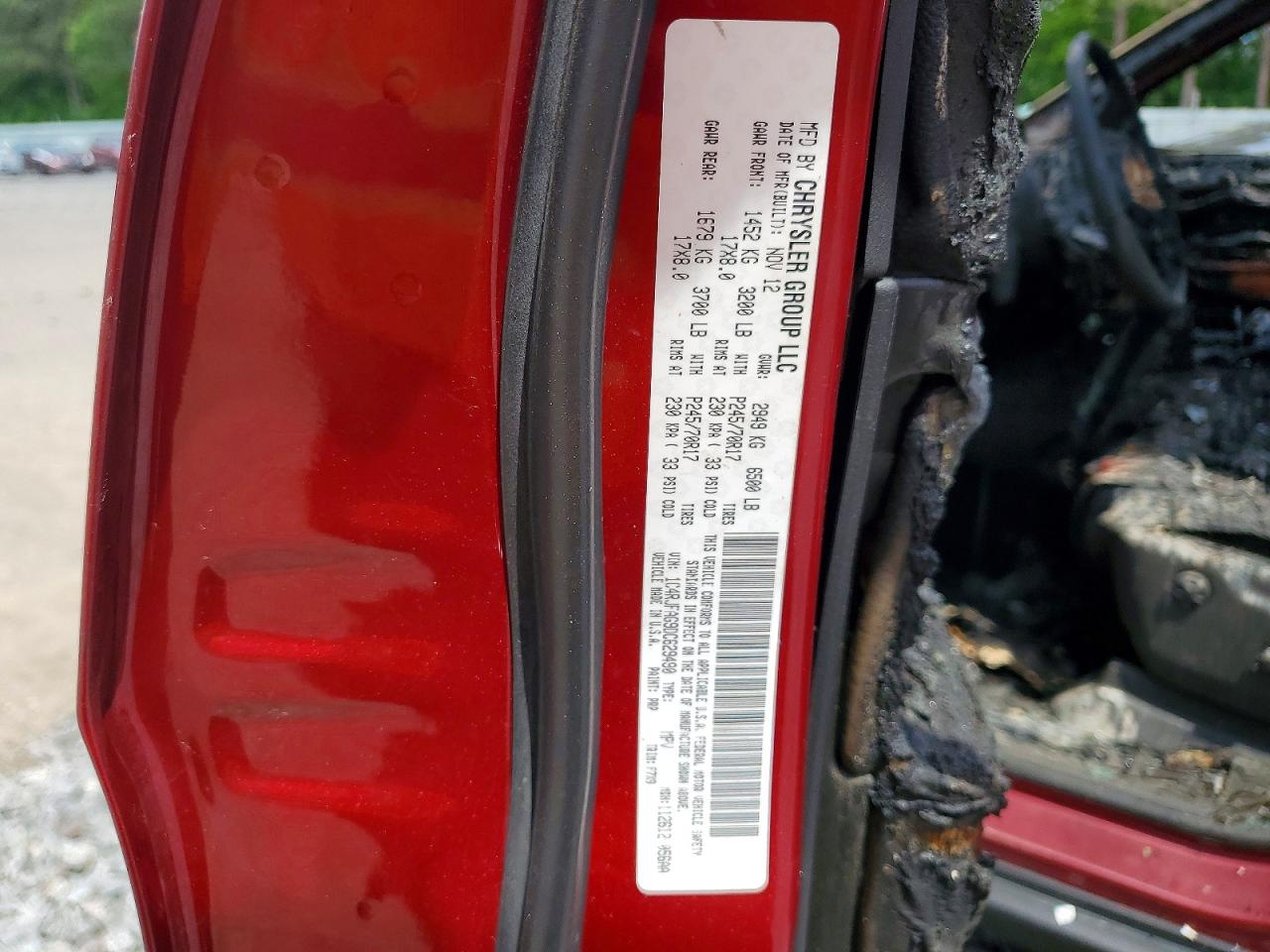 2013 Jeep Grand Cherokee Laredo Red vin: 1C4RJFAG9DC629490