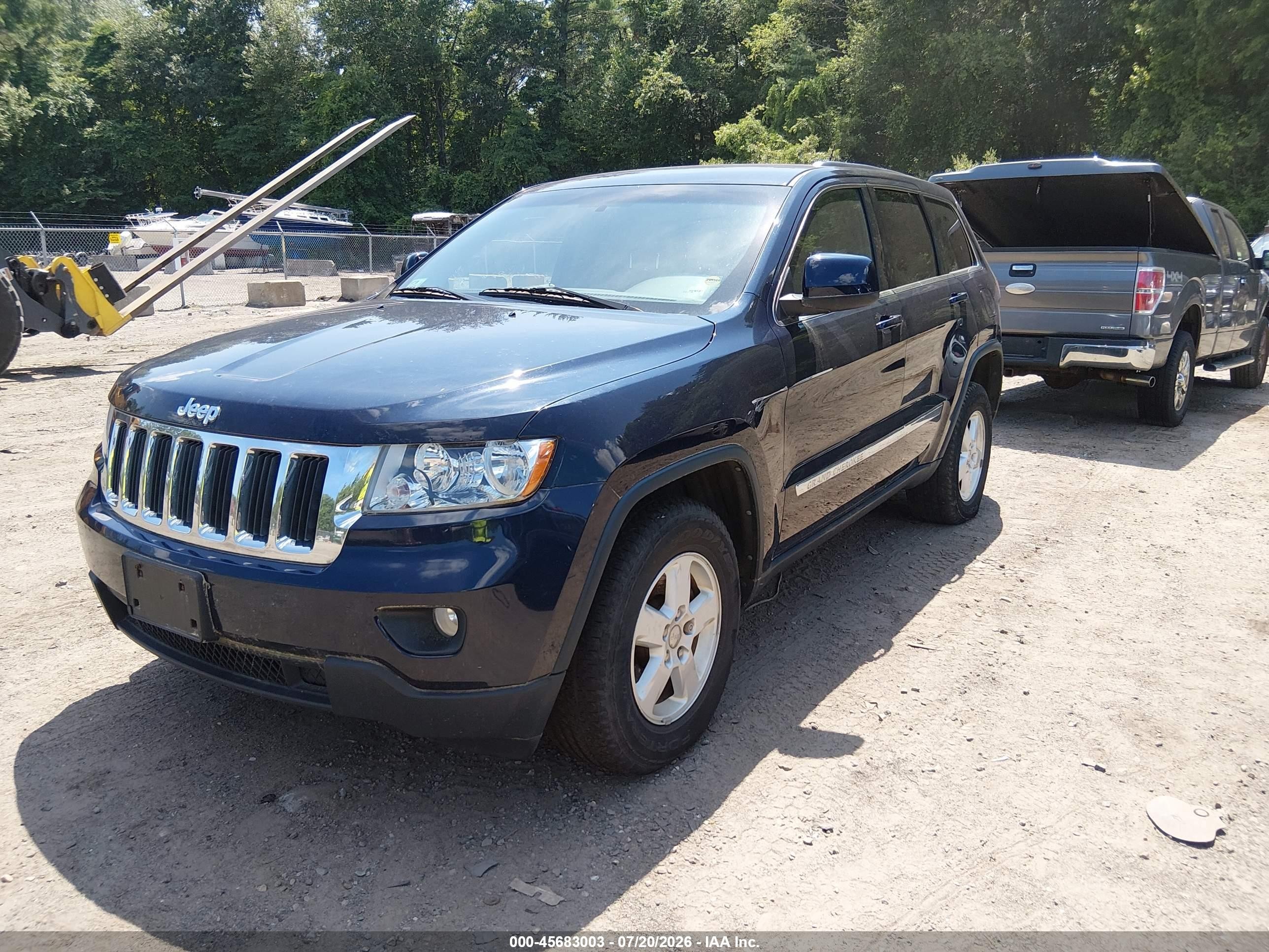 2013 Jeep Grand Cherokee Laredo Синий vin: 1C4RJFAG9DC634933