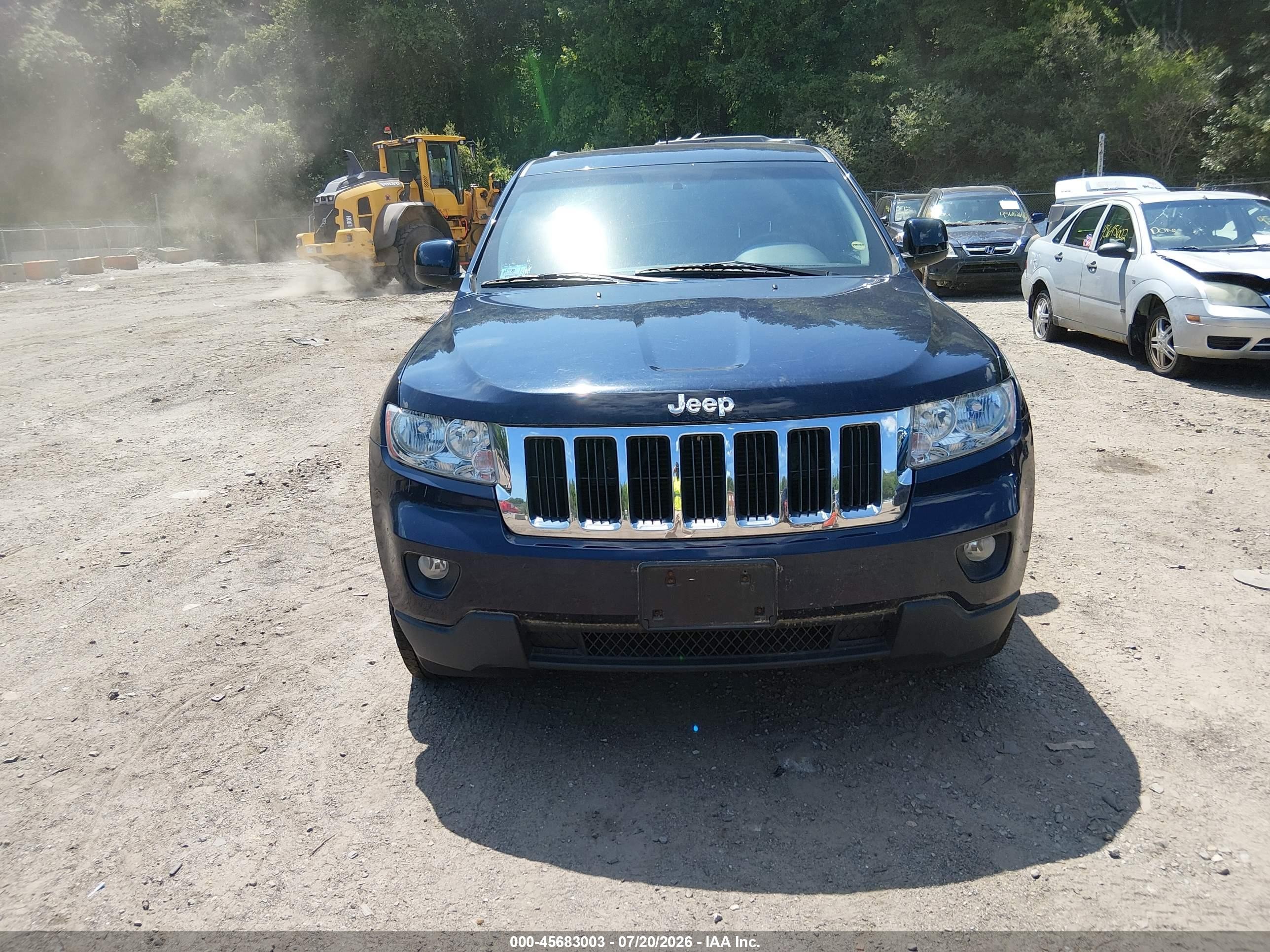 2013 Jeep Grand Cherokee Laredo Синий vin: 1C4RJFAG9DC634933