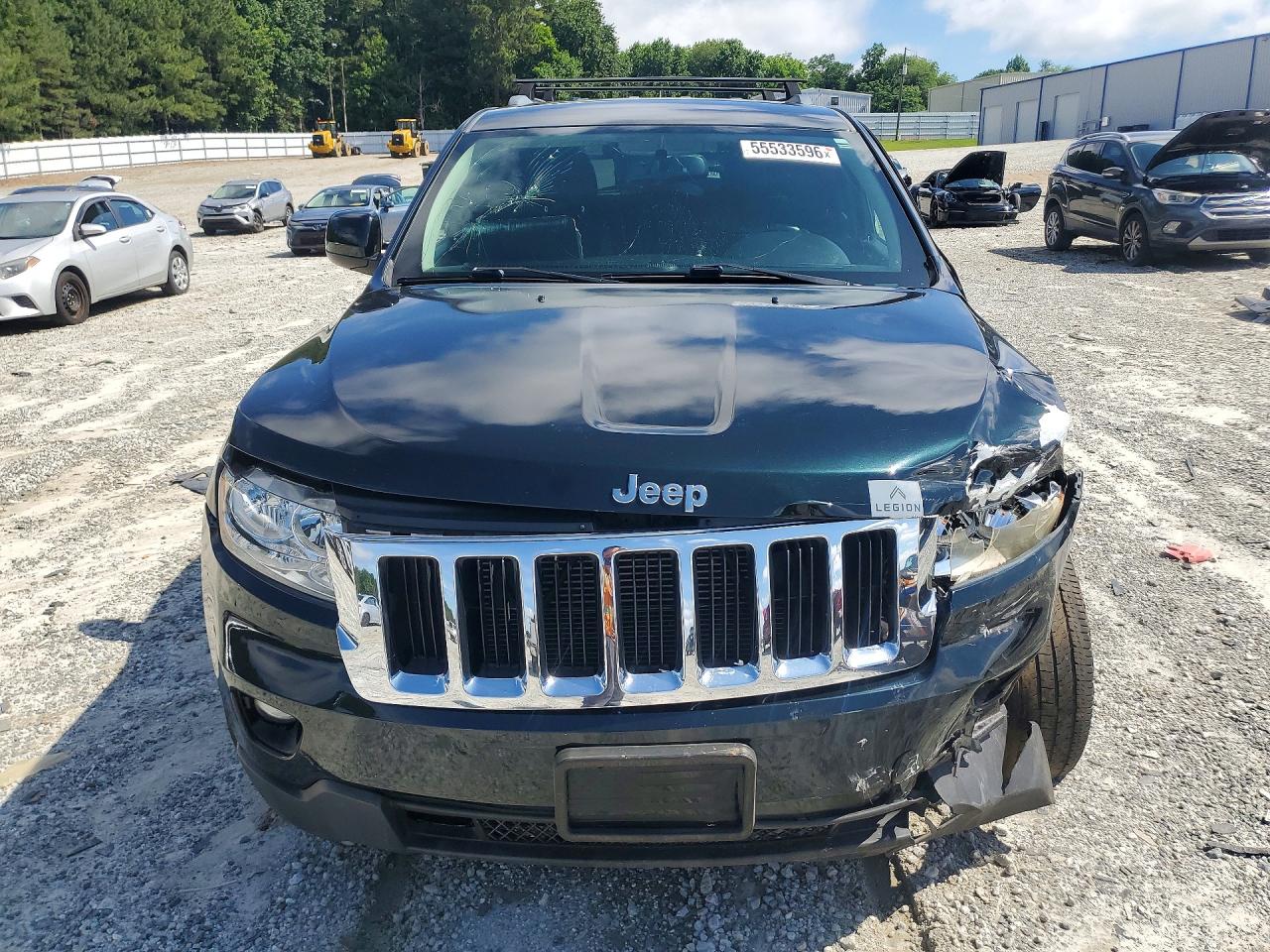 2013 Jeep Grand Cherokee Laredo Black vin: 1C4RJFAG9DC635872