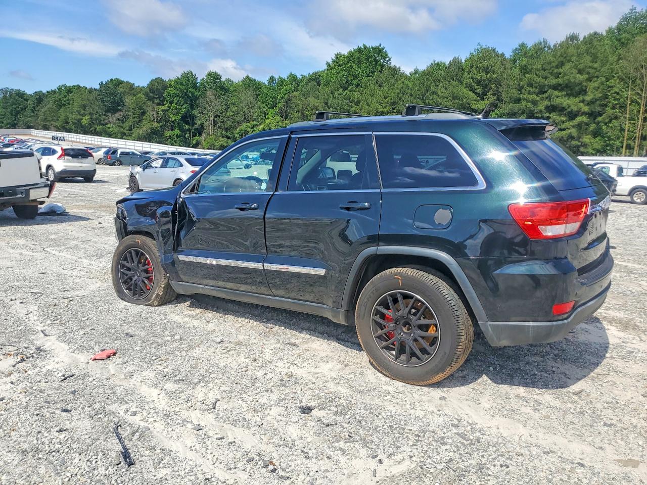 2013 Jeep Grand Cherokee Laredo Black vin: 1C4RJFAG9DC635872