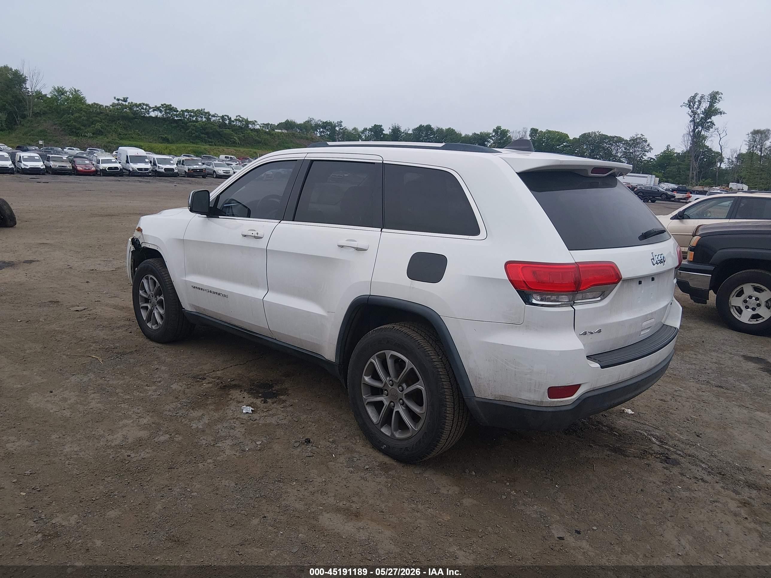 2014 Jeep Grand Cherokee Laredo Белый vin: 1C4RJFAG9EC109940
