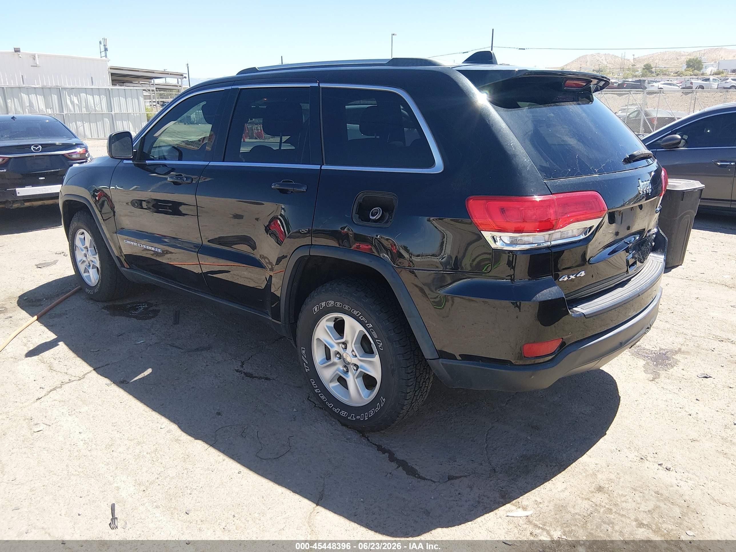 2014 Jeep Grand Cherokee Laredo Black vin: 1C4RJFAG9EC155820