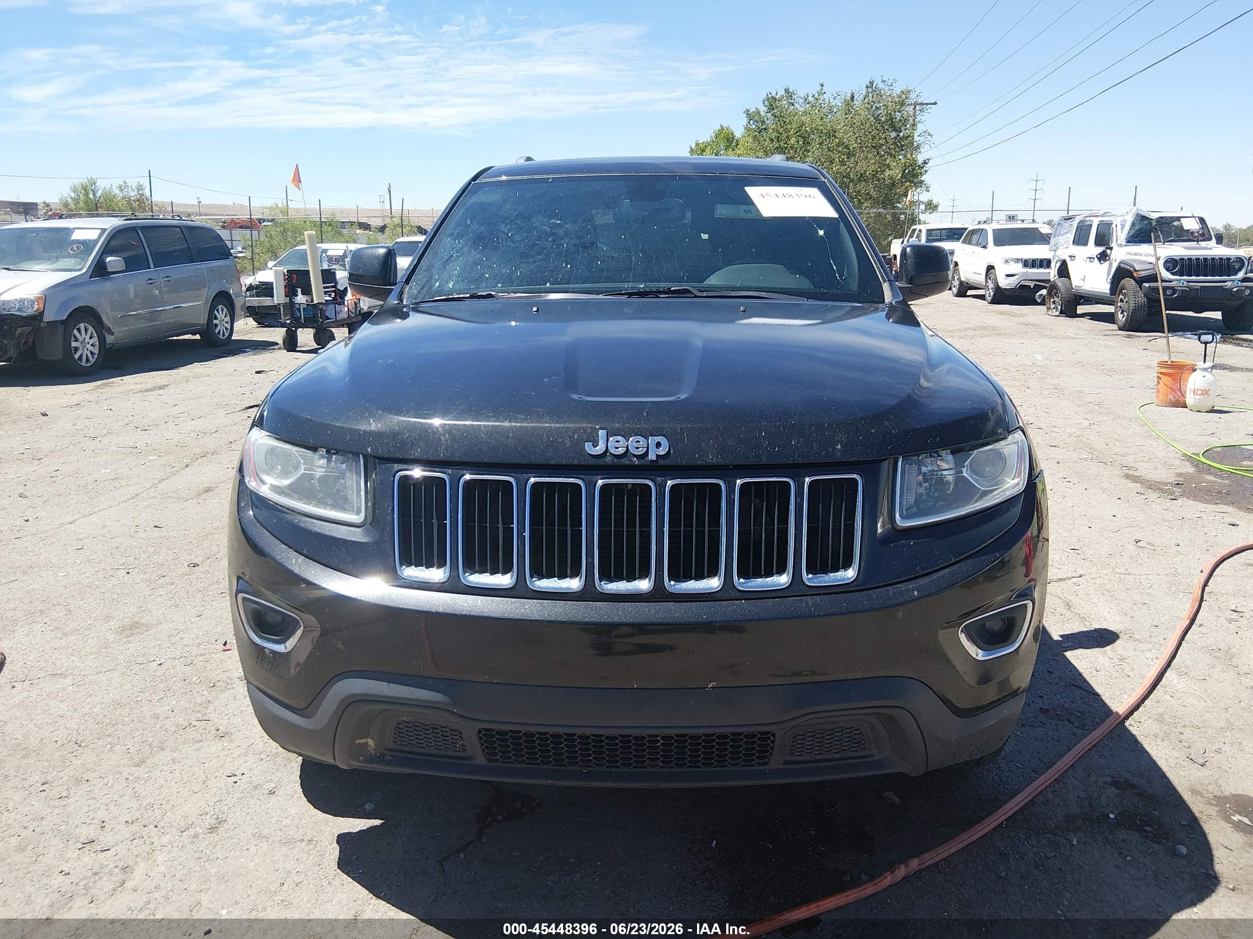 2014 Jeep Grand Cherokee Laredo Black vin: 1C4RJFAG9EC155820