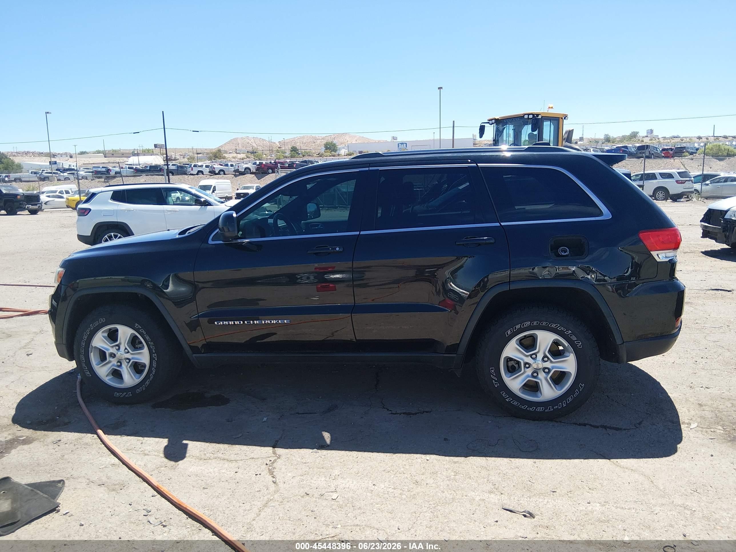 2014 Jeep Grand Cherokee Laredo Black vin: 1C4RJFAG9EC155820