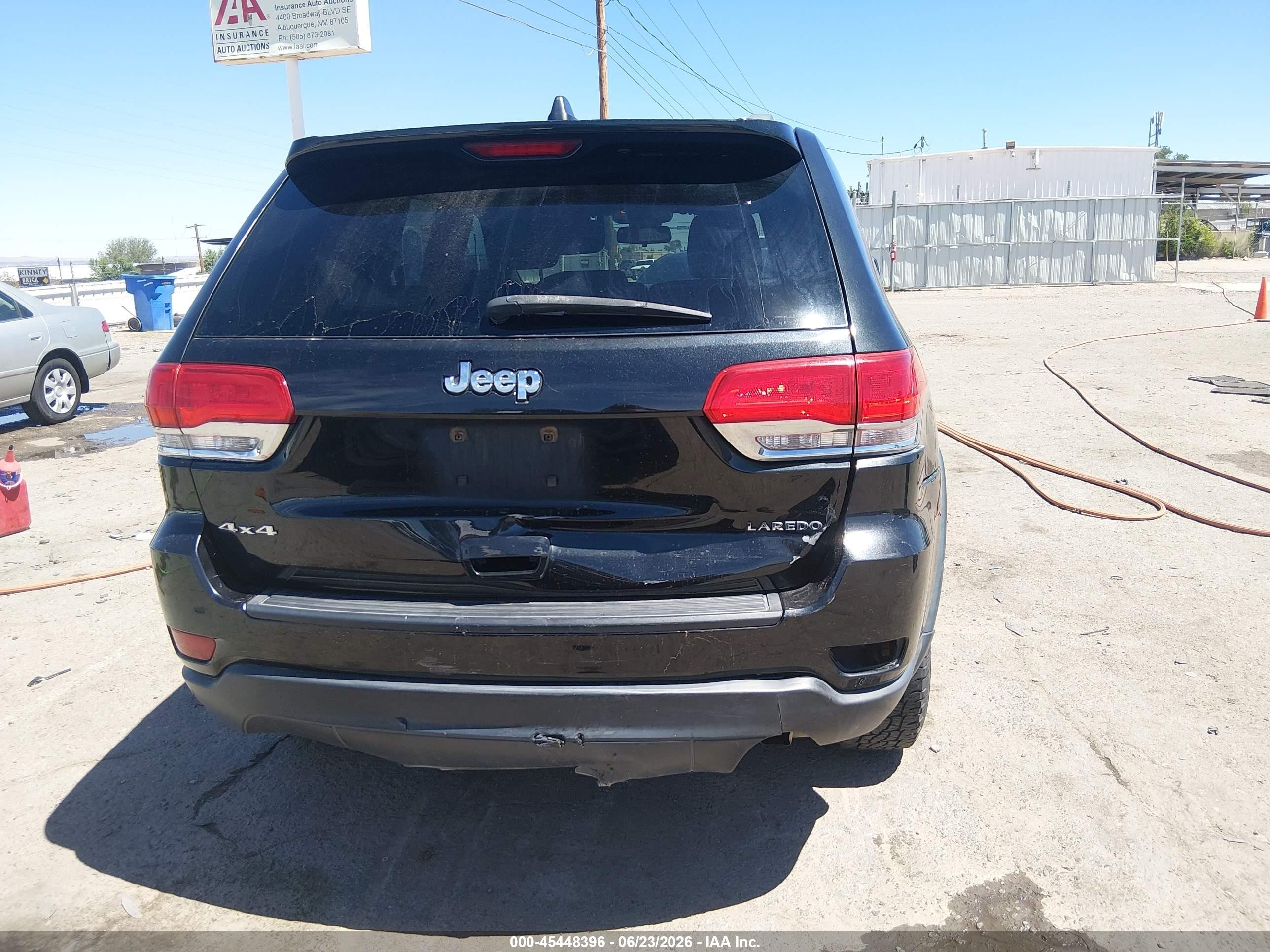 2014 Jeep Grand Cherokee Laredo Black vin: 1C4RJFAG9EC155820