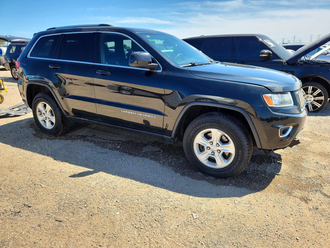 2014 Jeep Grand Cherokee Laredo Black vin: 1C4RJFAG9EC183875