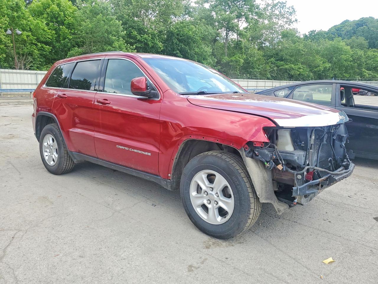 2014 Jeep Grand Cherokee Laredo Red vin: 1C4RJFAG9EC224991
