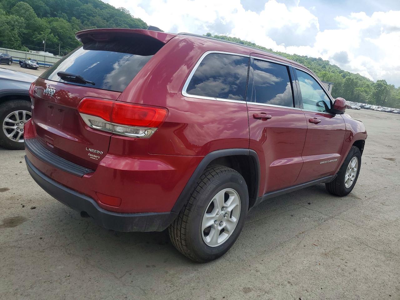 2014 Jeep Grand Cherokee Laredo Red vin: 1C4RJFAG9EC224991