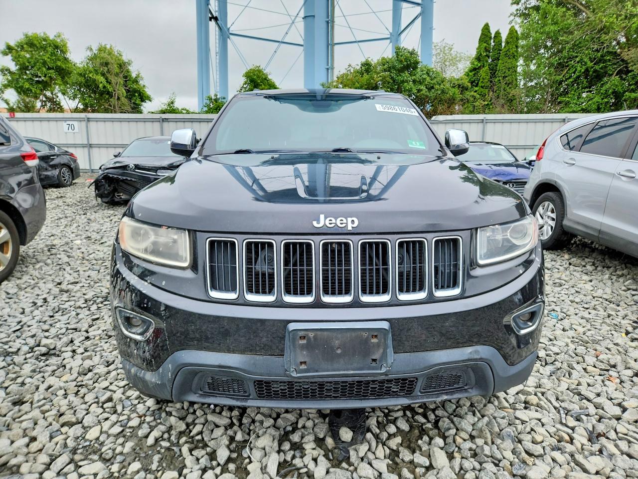2014 Jeep Grand Cherokee Laredo Black vin: 1C4RJFAG9EC242522