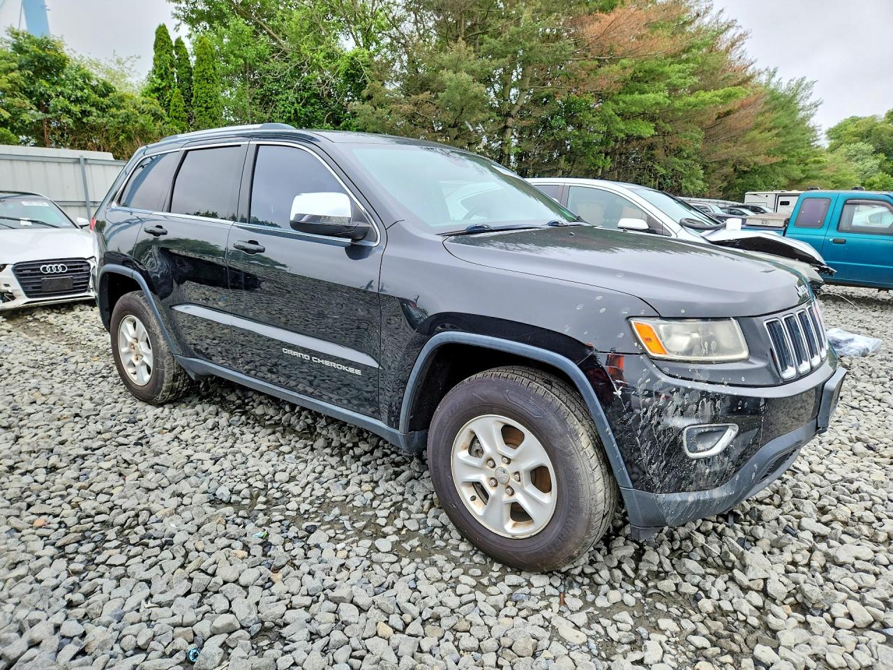 2014 Jeep Grand Cherokee Laredo Black vin: 1C4RJFAG9EC242522