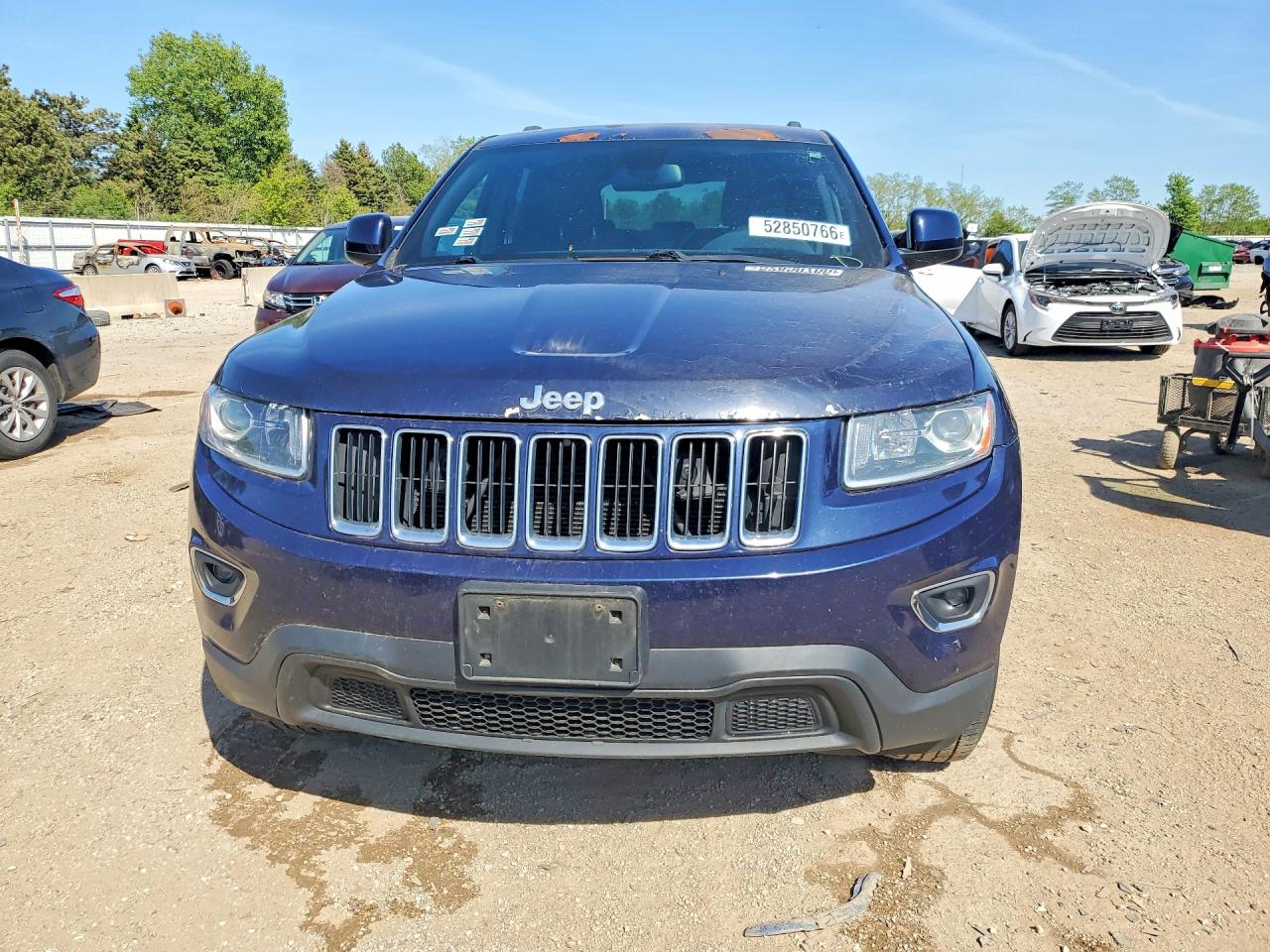 2014 Jeep Grand Cherokee Laredo Blue vin: 1C4RJFAG9EC280834