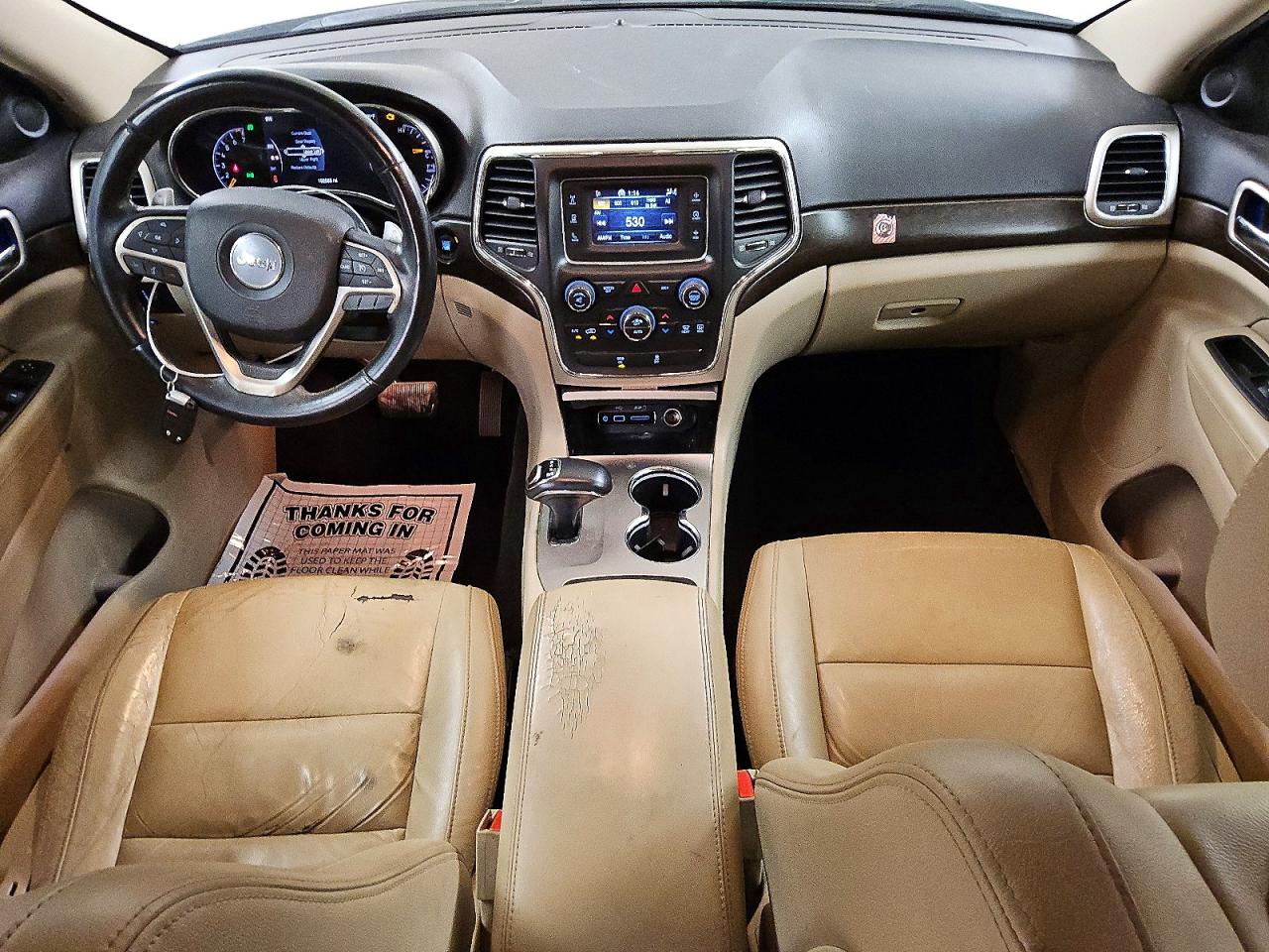 2014 Jeep Grand Cherokee Laredo Silver vin: 1C4RJFAG9EC310611