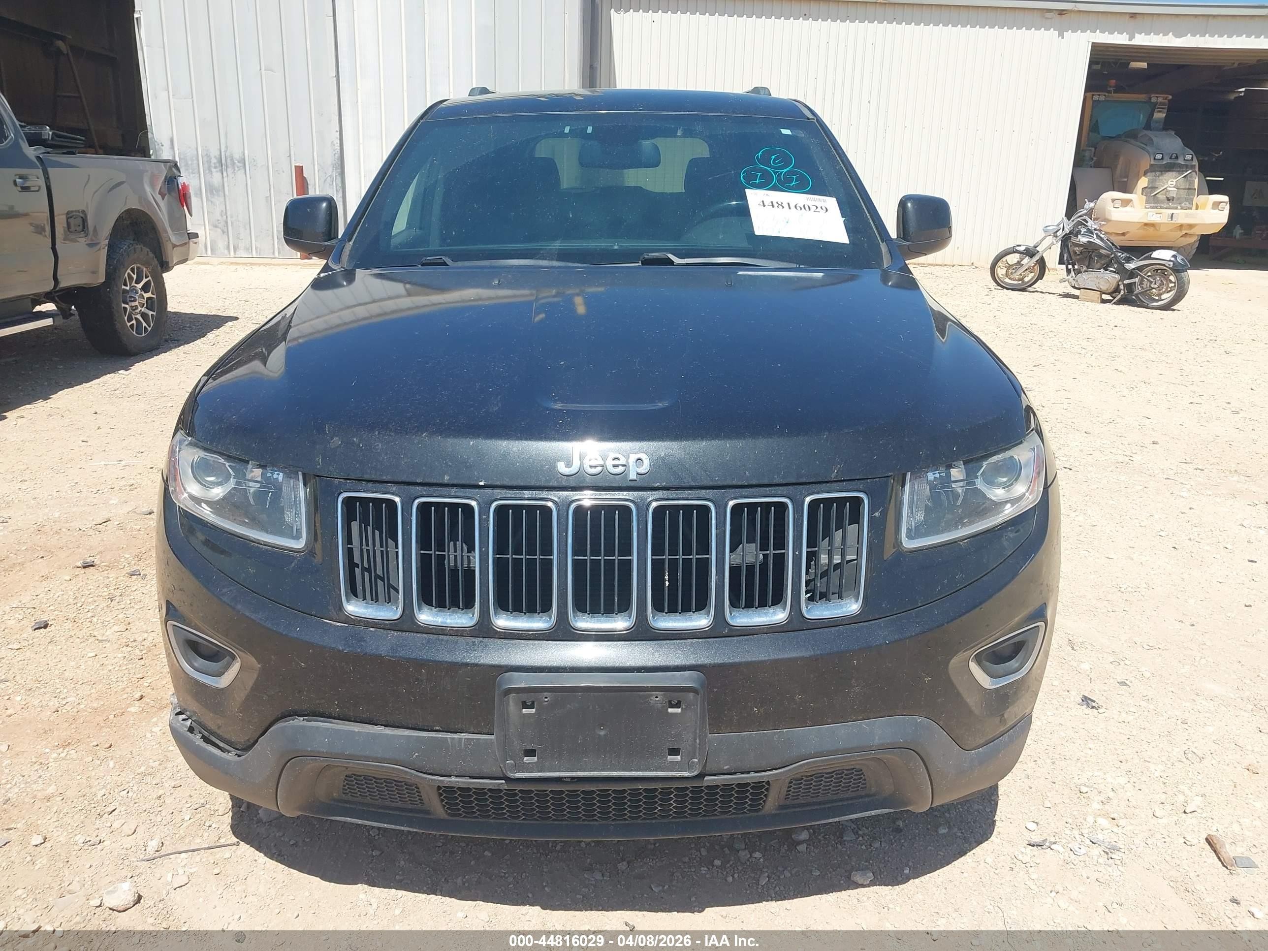 2014 Jeep Grand Cherokee Laredo Black vin: 1C4RJFAG9EC440047