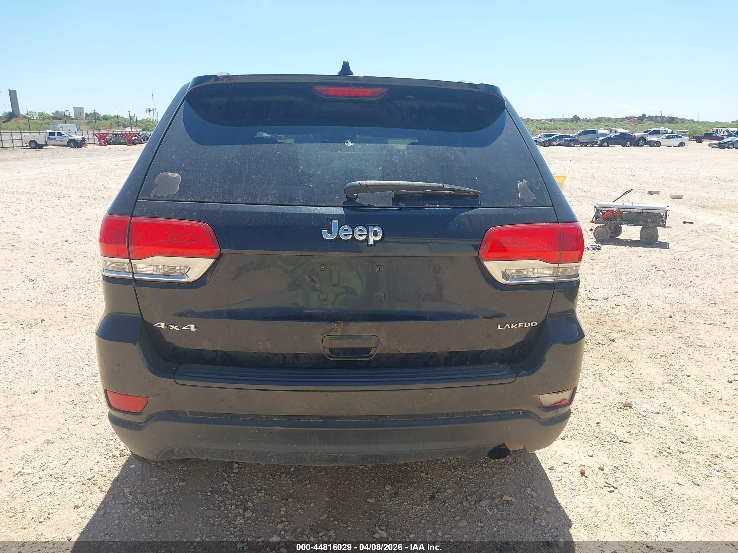 2014 Jeep Grand Cherokee Laredo Black vin: 1C4RJFAG9EC440047