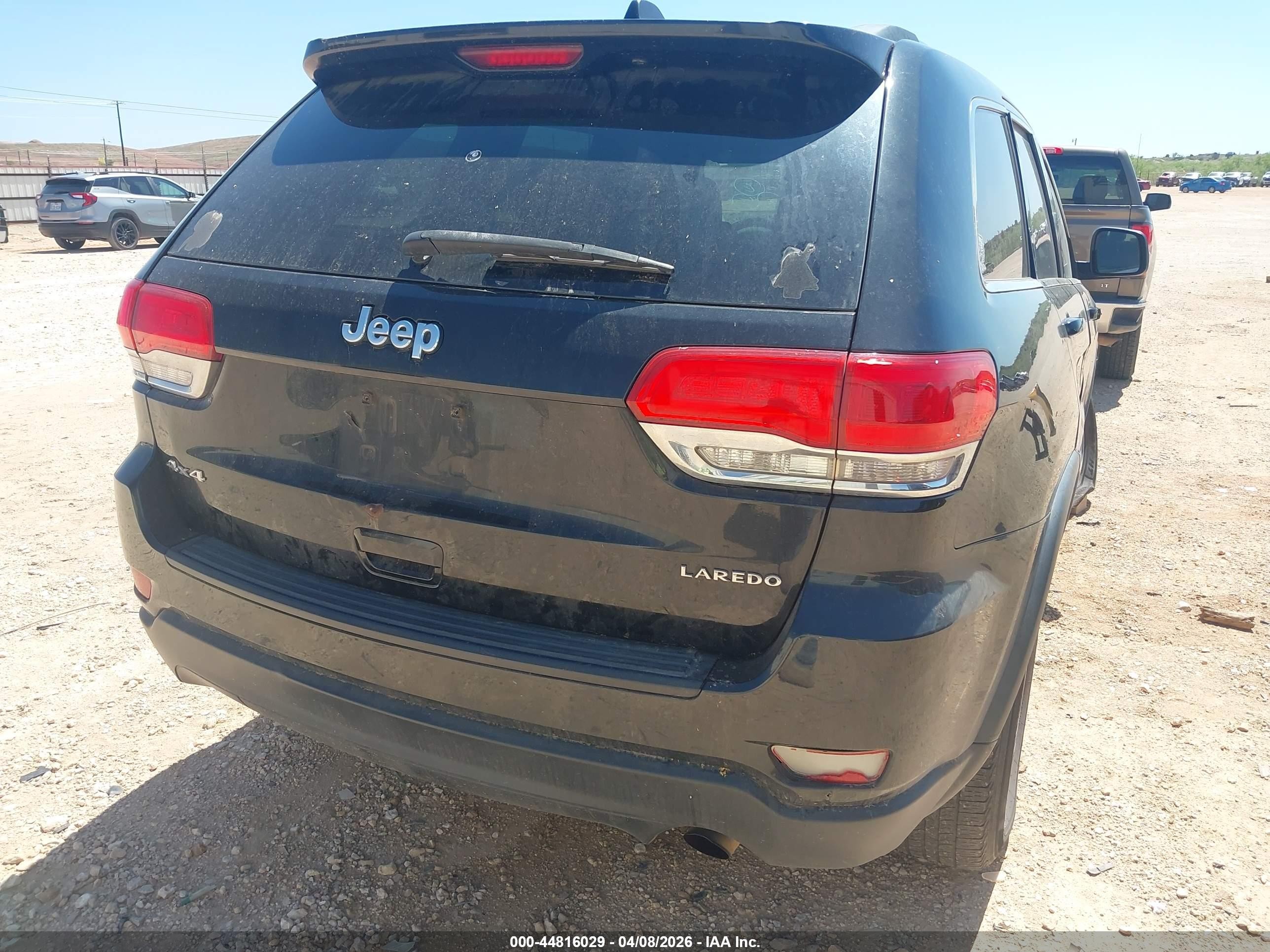 2014 Jeep Grand Cherokee Laredo Black vin: 1C4RJFAG9EC440047