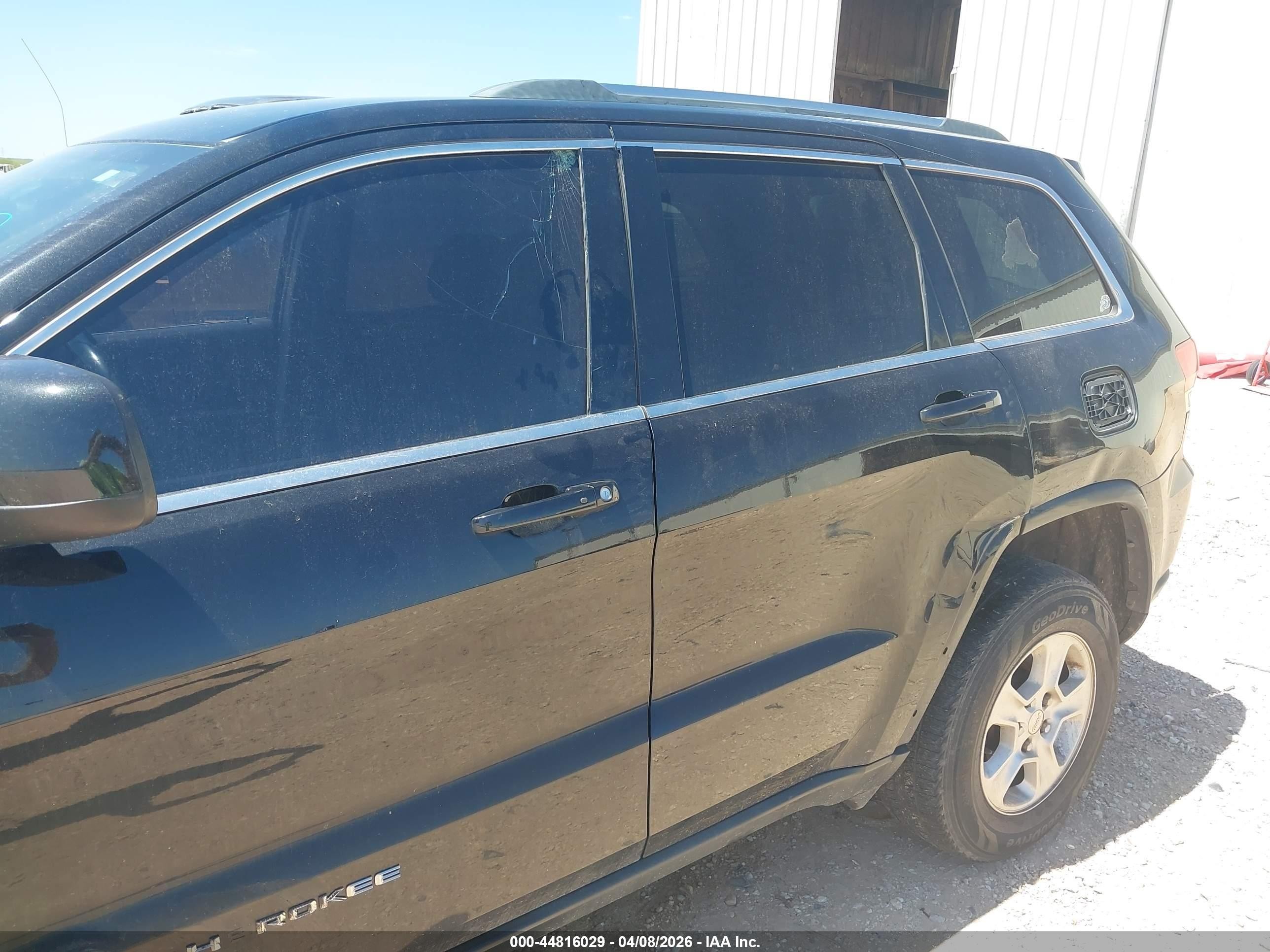 2014 Jeep Grand Cherokee Laredo Black vin: 1C4RJFAG9EC440047
