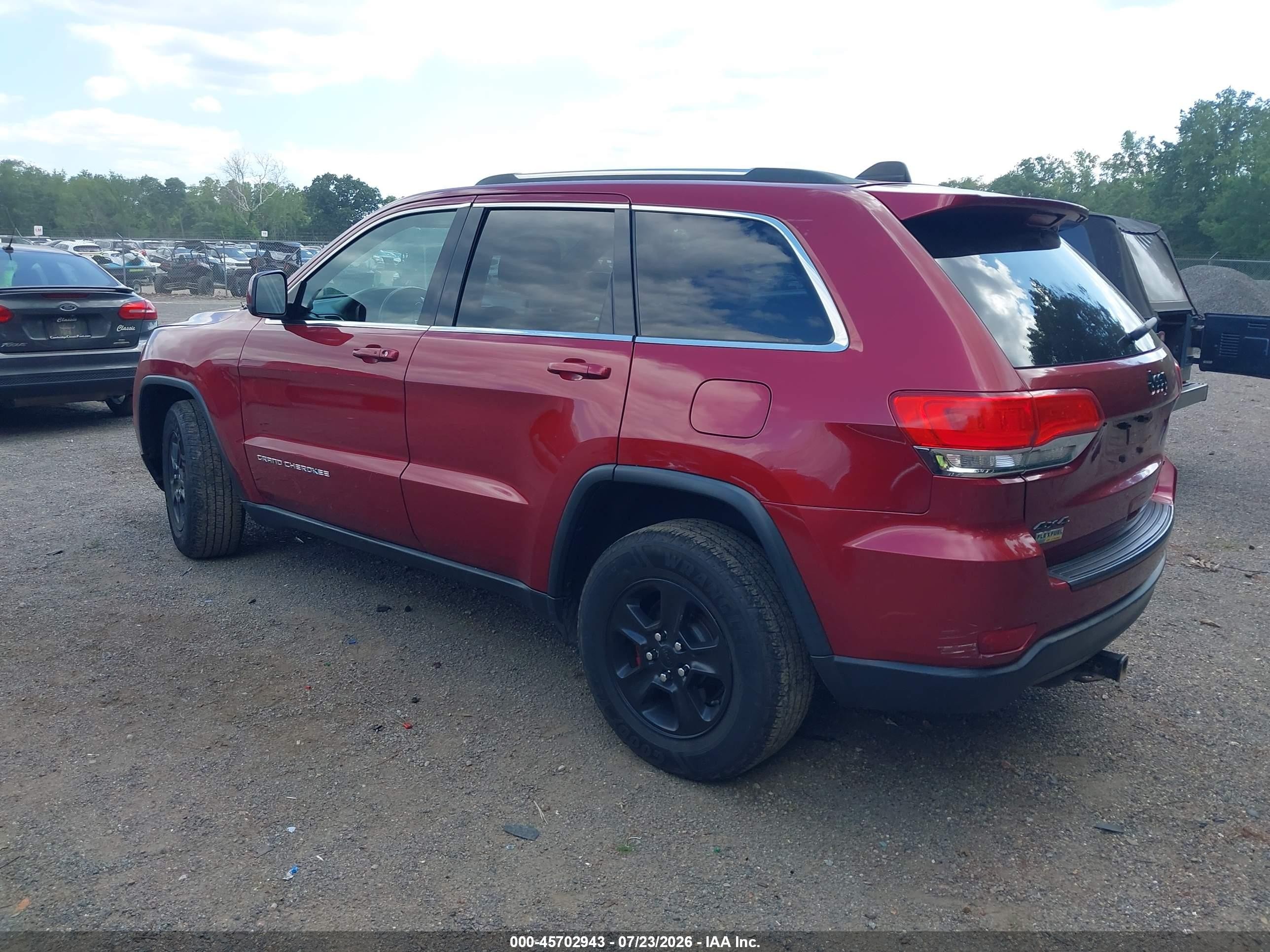 2014 Jeep Grand Cherokee Laredo Maroon vin: 1C4RJFAG9EC466244