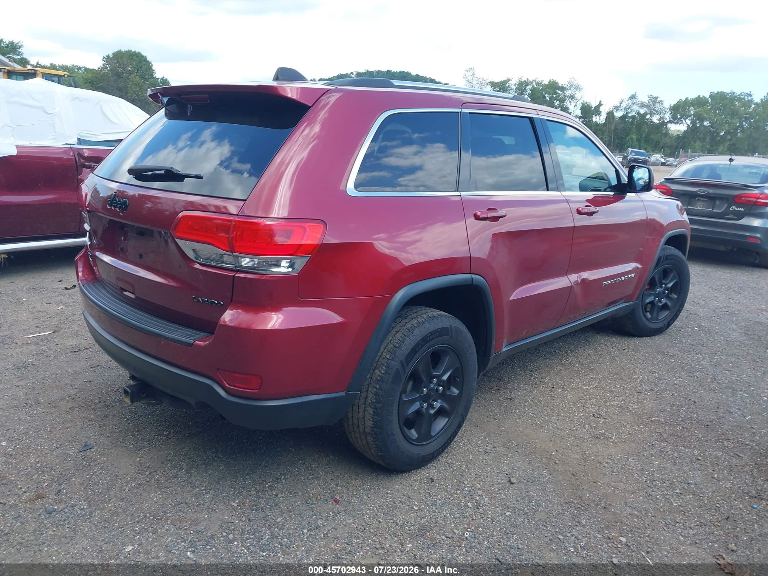 2014 Jeep Grand Cherokee Laredo Maroon vin: 1C4RJFAG9EC466244