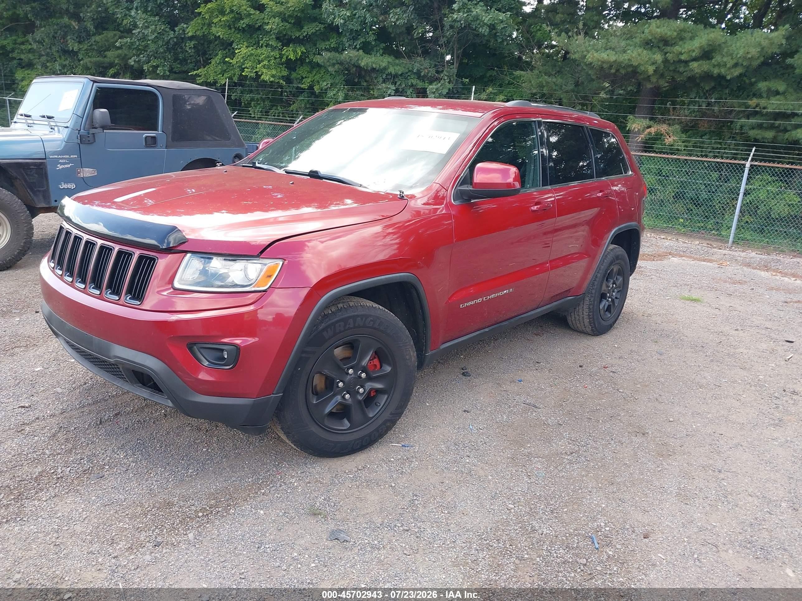 2014 Jeep Grand Cherokee Laredo Maroon vin: 1C4RJFAG9EC466244