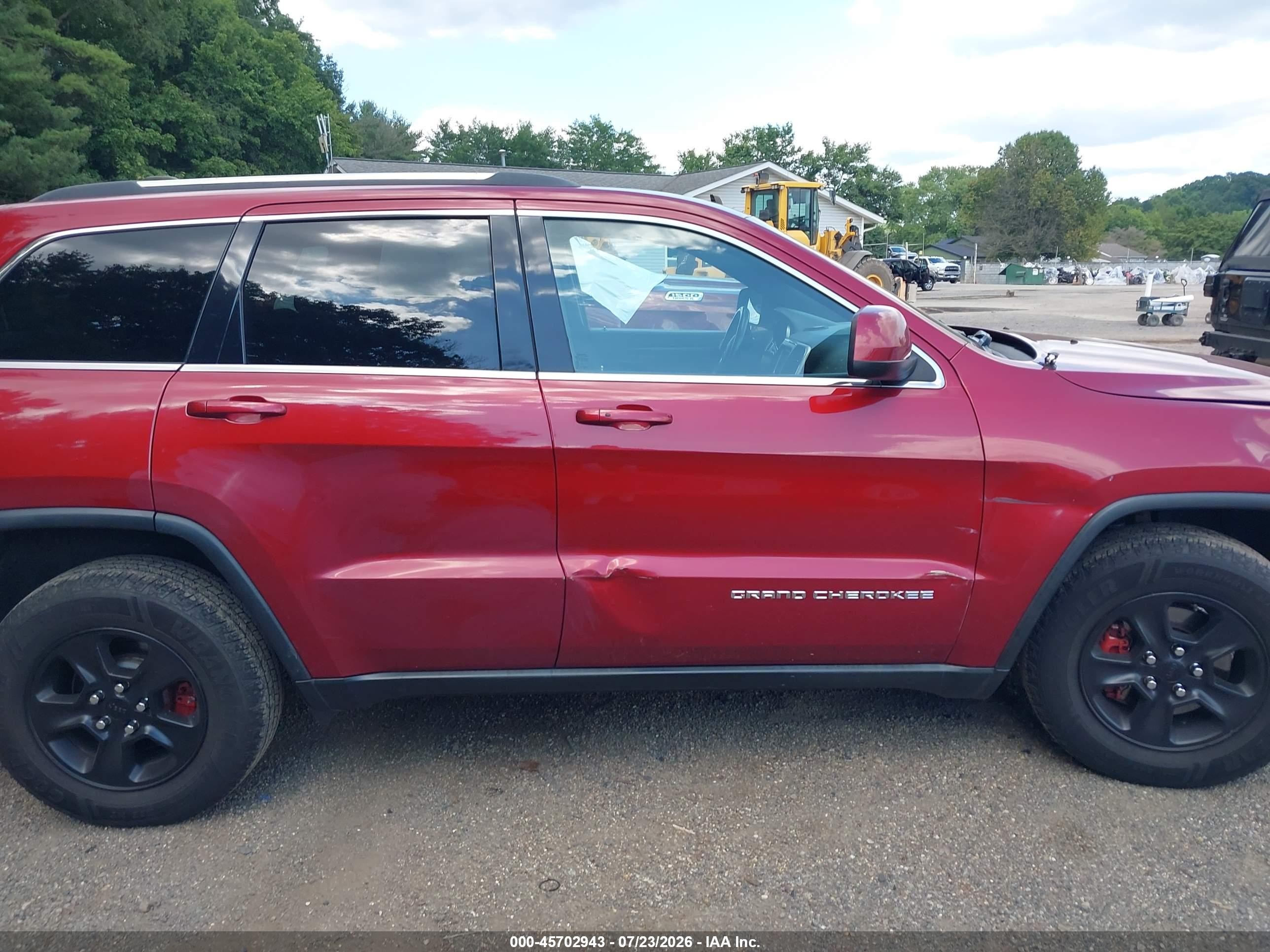 2014 Jeep Grand Cherokee Laredo Maroon vin: 1C4RJFAG9EC466244