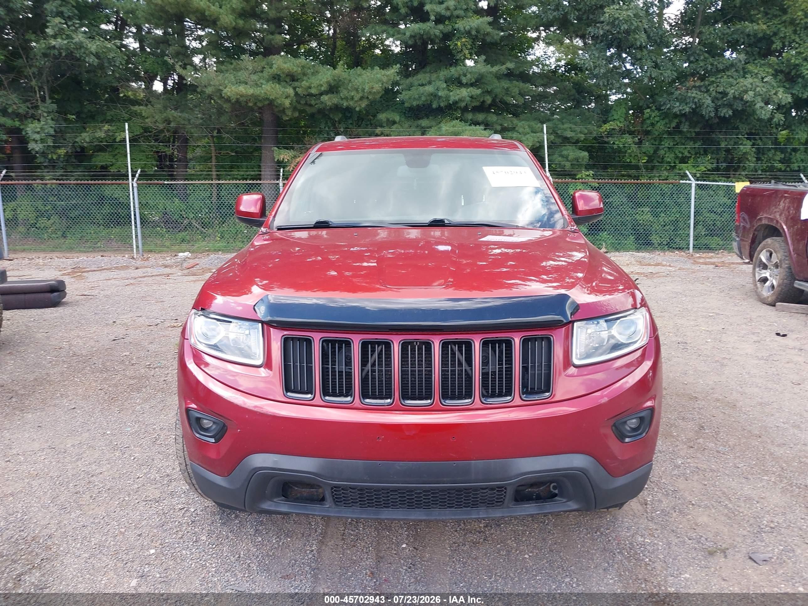 2014 Jeep Grand Cherokee Laredo Maroon vin: 1C4RJFAG9EC466244