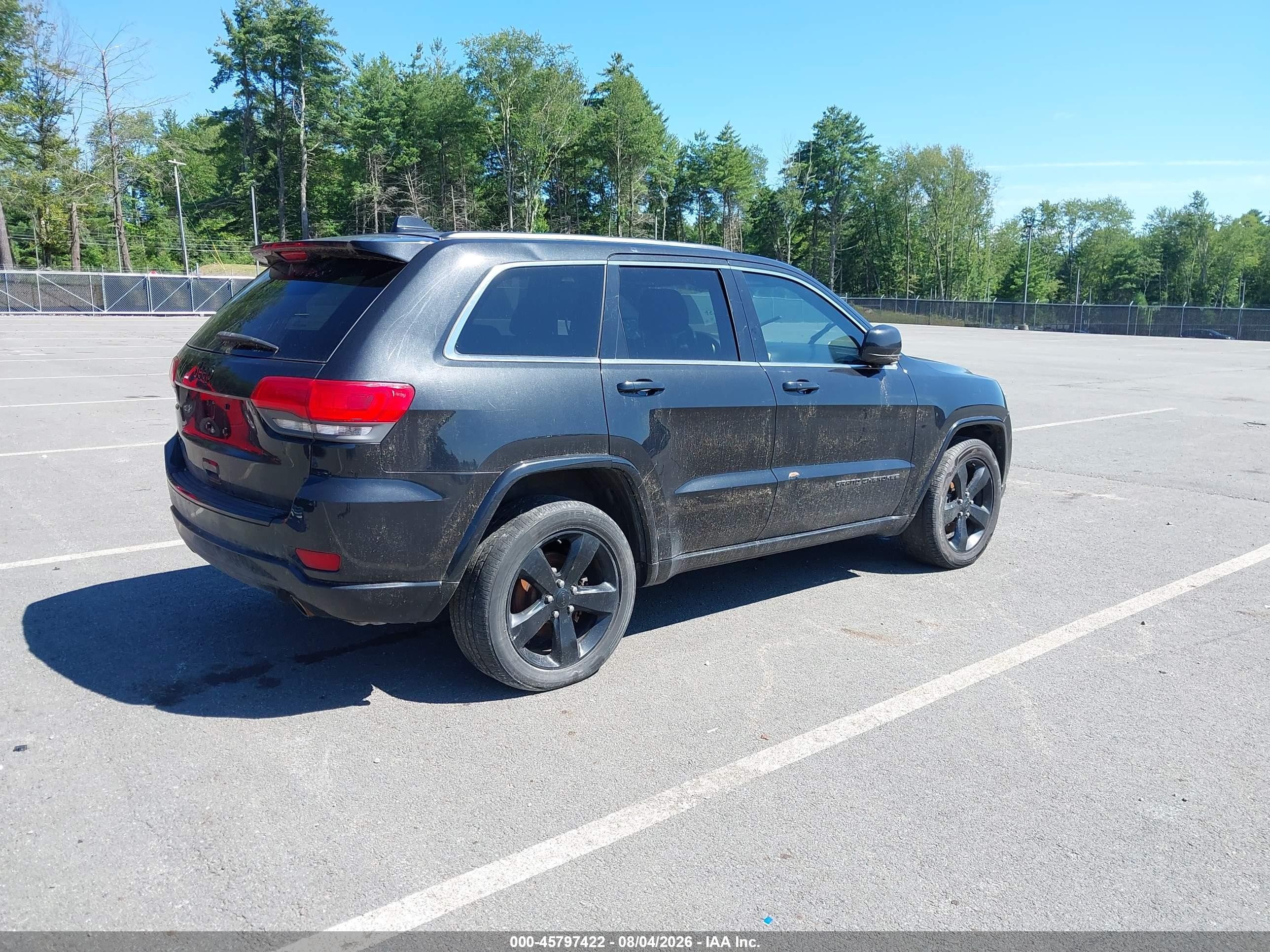 2014 Jeep Grand Cherokee Altitude Black vin: 1C4RJFAG9EC527317