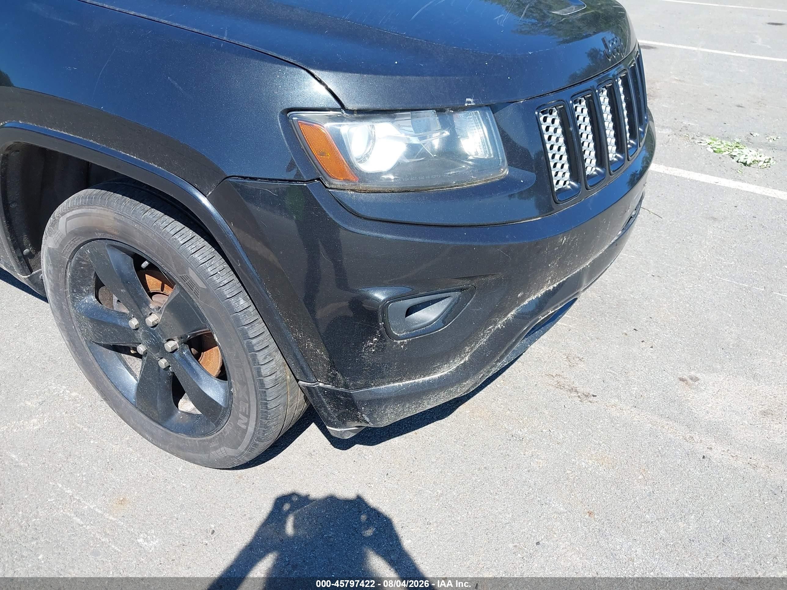 2014 Jeep Grand Cherokee Altitude Black vin: 1C4RJFAG9EC527317