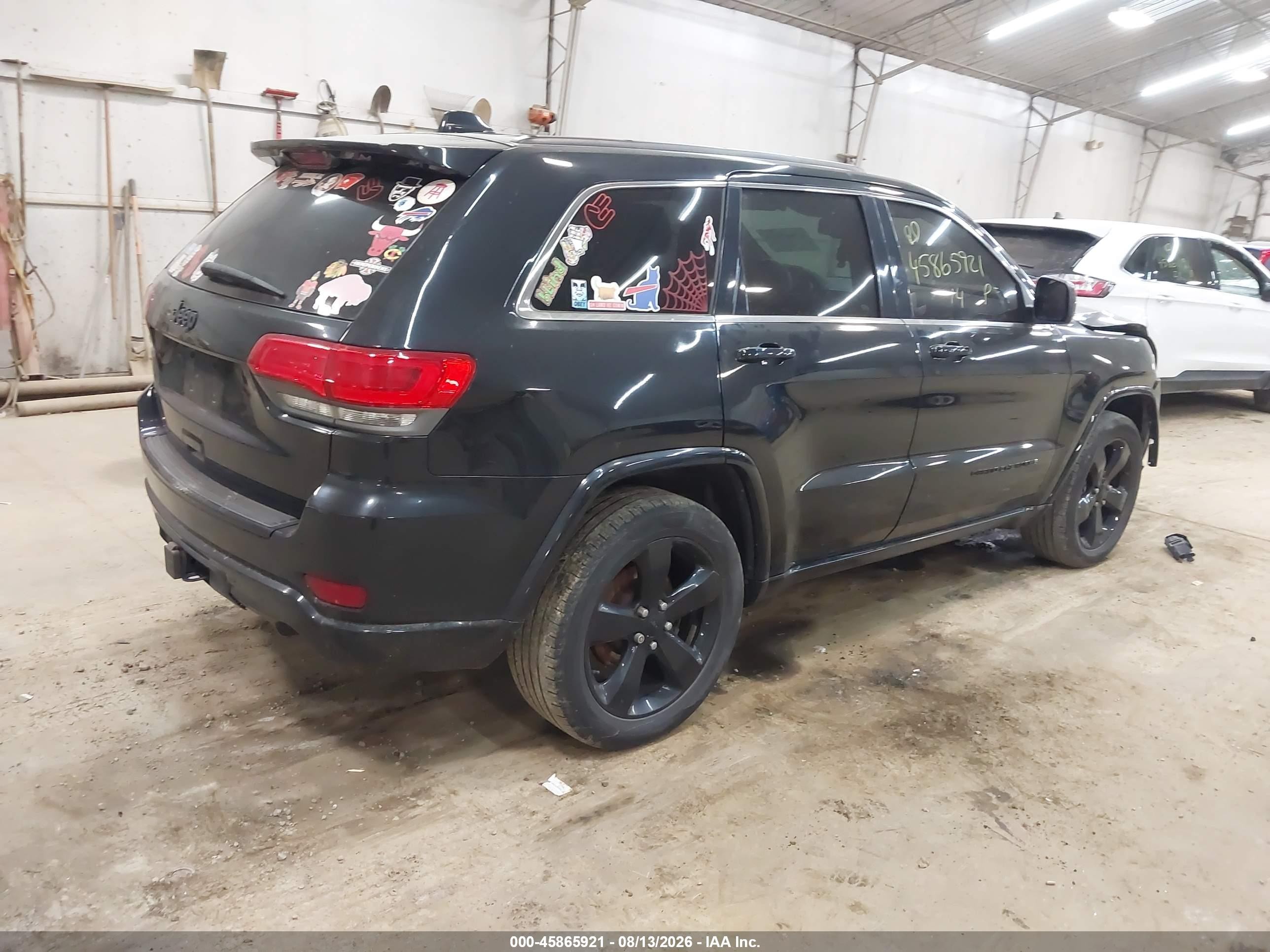 2014 Jeep Grand Cherokee Altitude Black vin: 1C4RJFAG9EC531898
