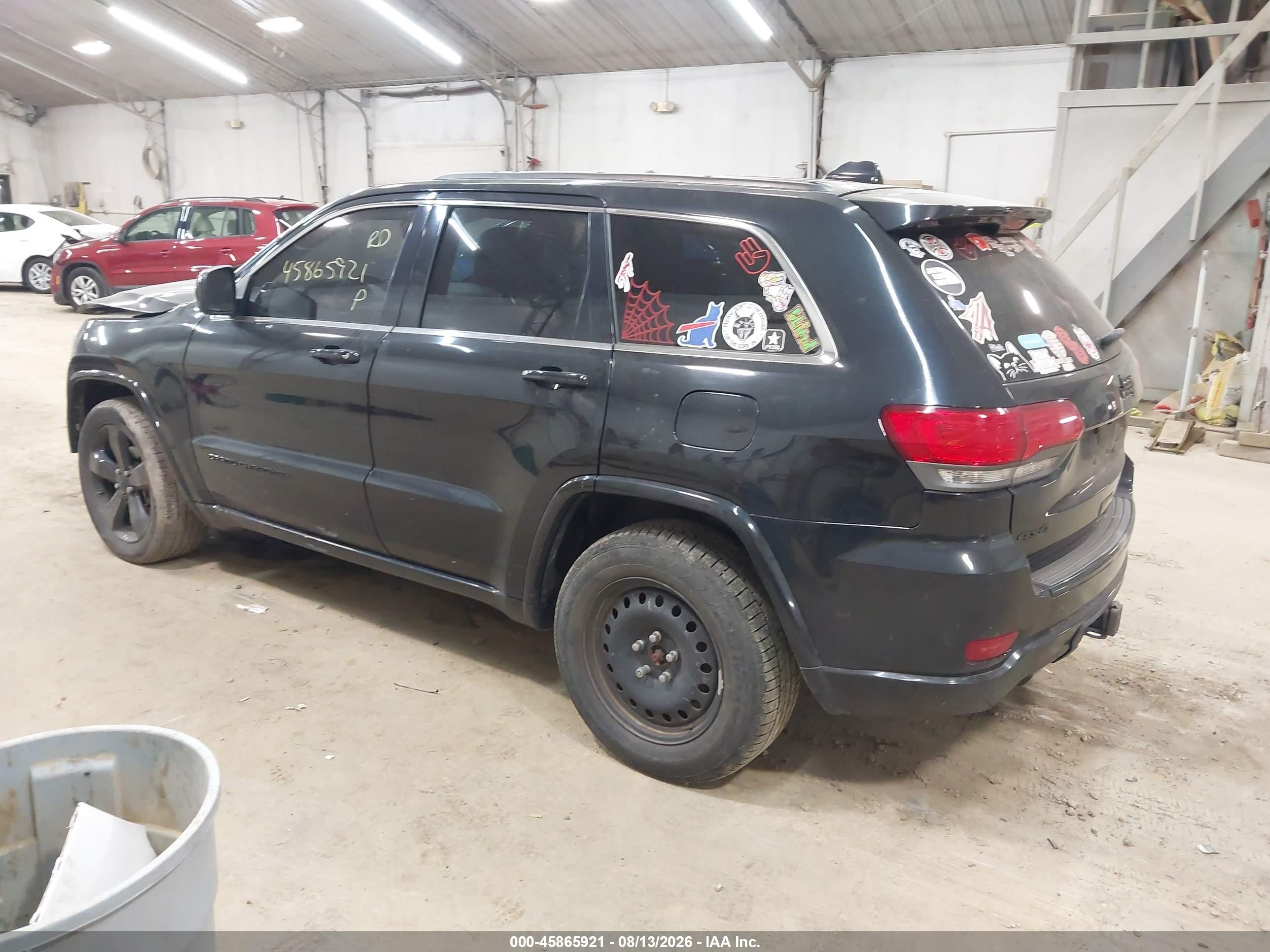 2014 Jeep Grand Cherokee Altitude Black vin: 1C4RJFAG9EC531898
