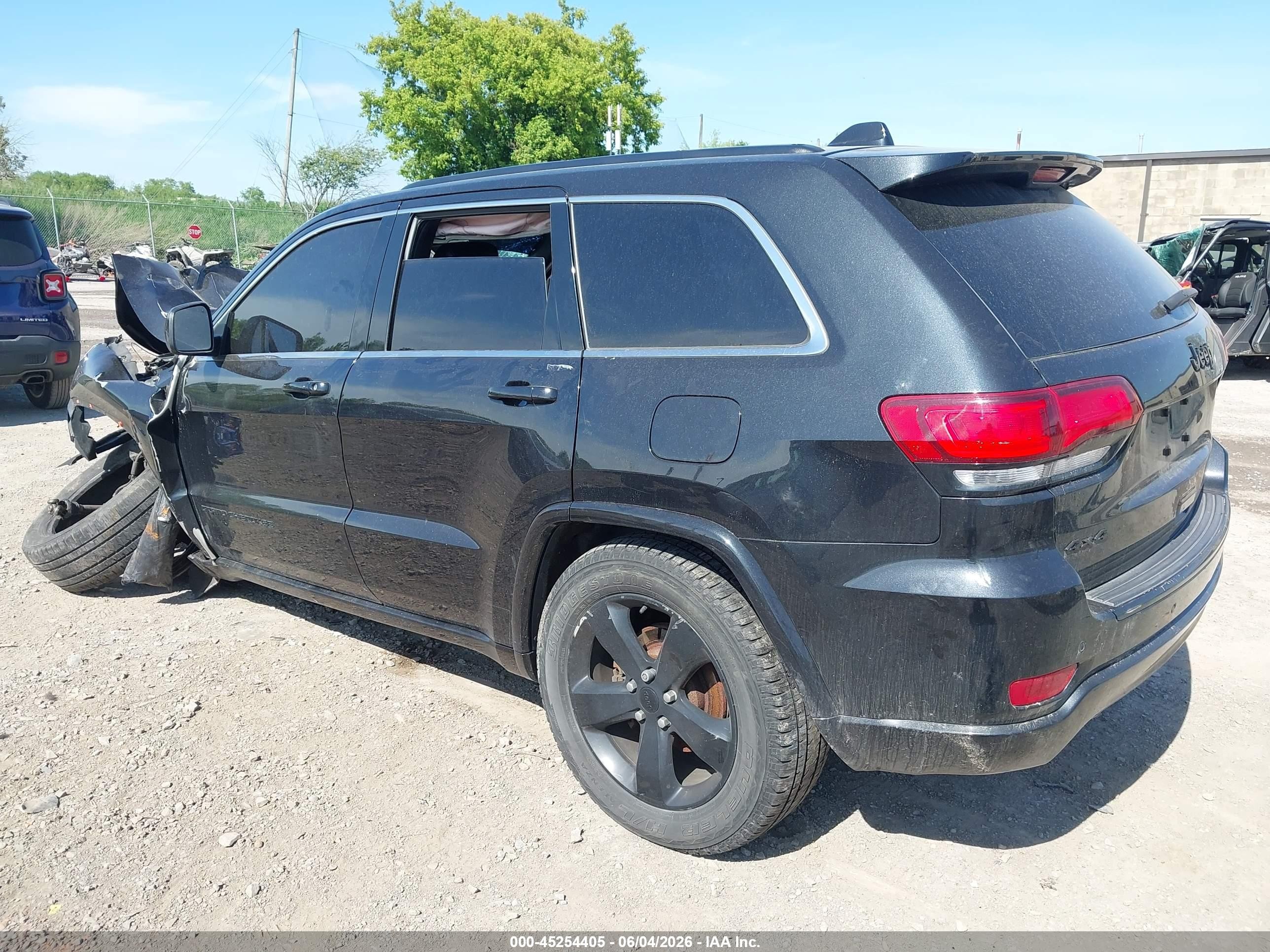 2015 Jeep Grand Cherokee Altitude Black vin: 1C4RJFAG9FC102925